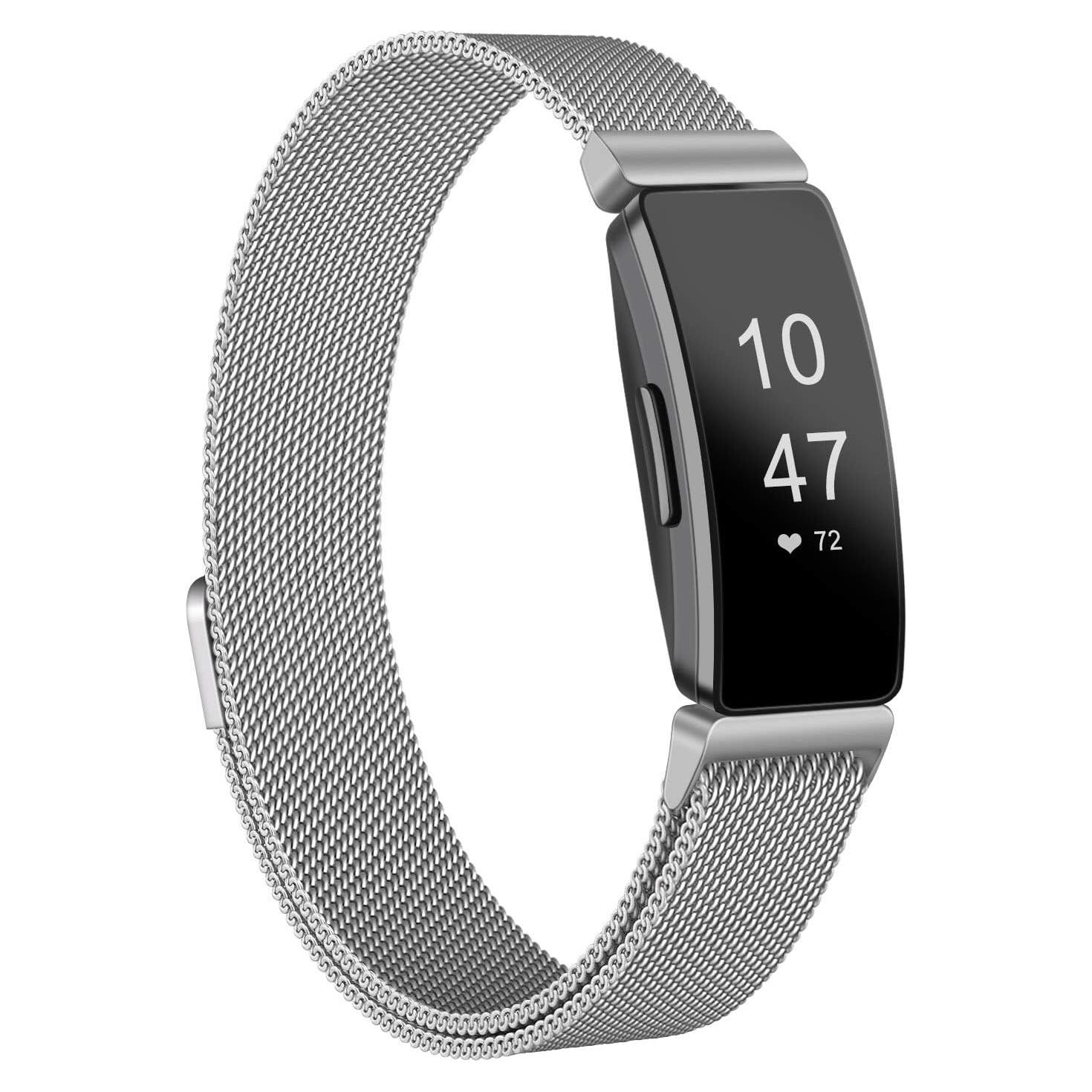 Brazalete Amzpas de Acero Inoxidable para Fitbit Inspire 2/HR