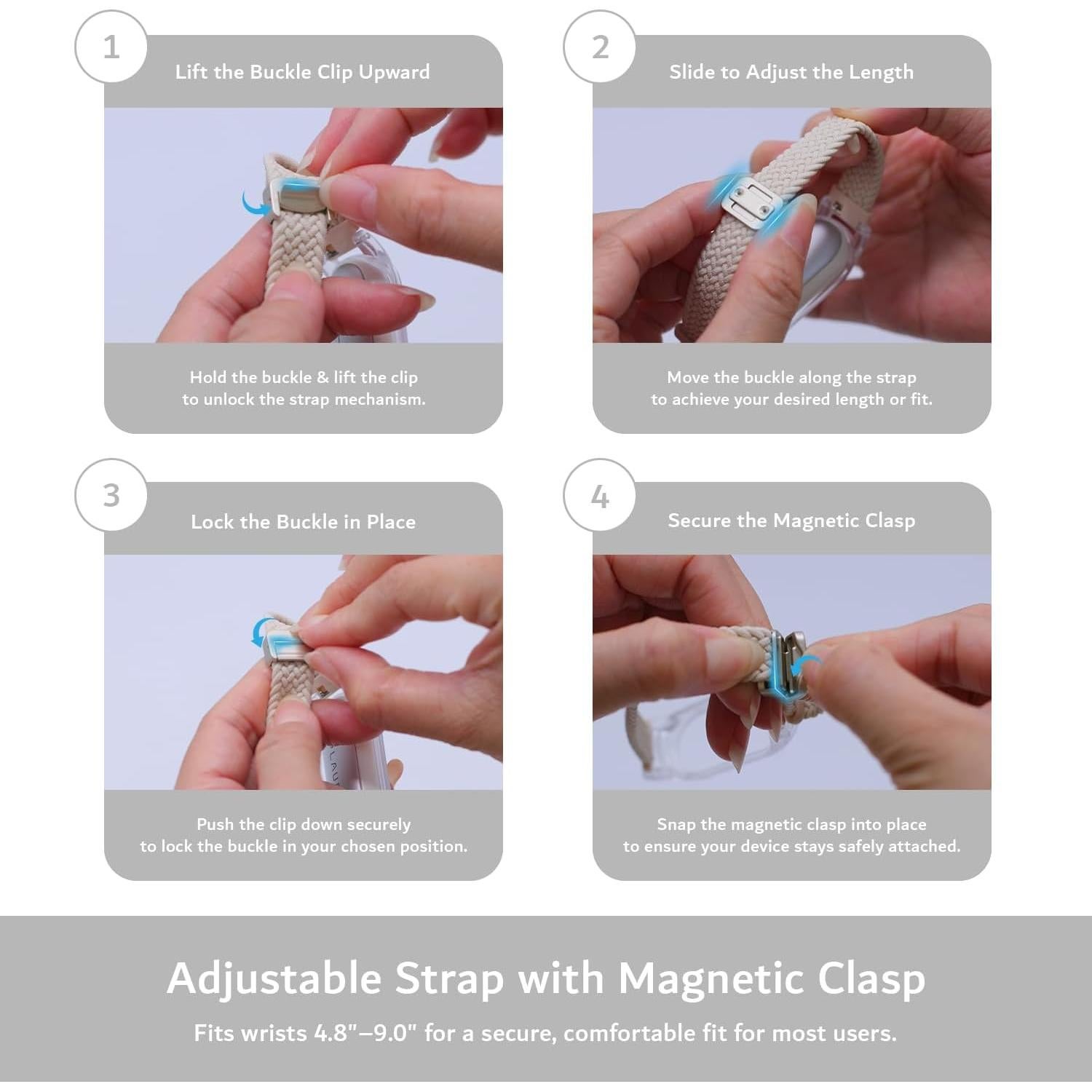 Funda de PC TUDIA para Grabadora AI NotePin + Pulsera Ajustable