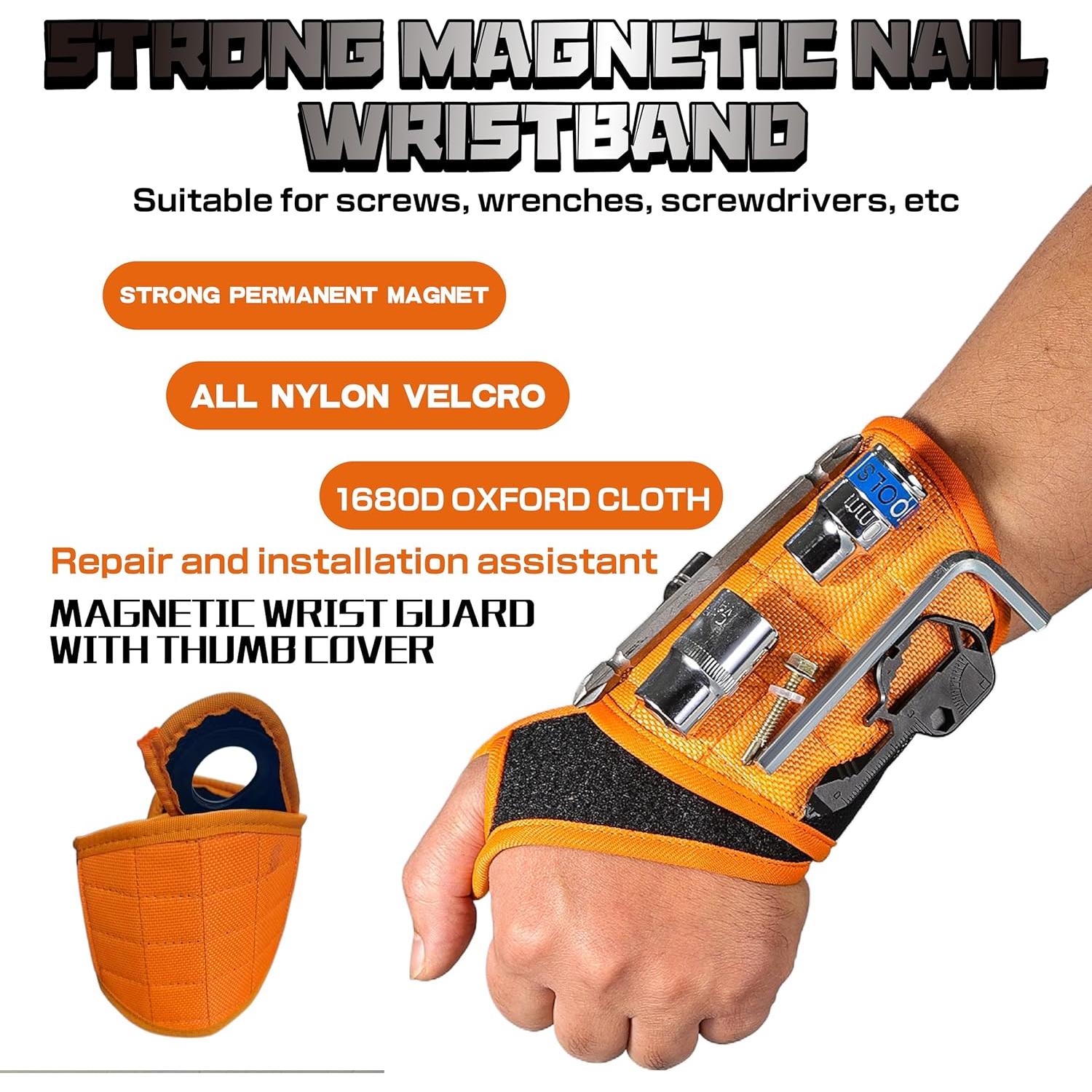 Banda de Muñeca Magnética Fulundi con 16 Imanes - Nylon