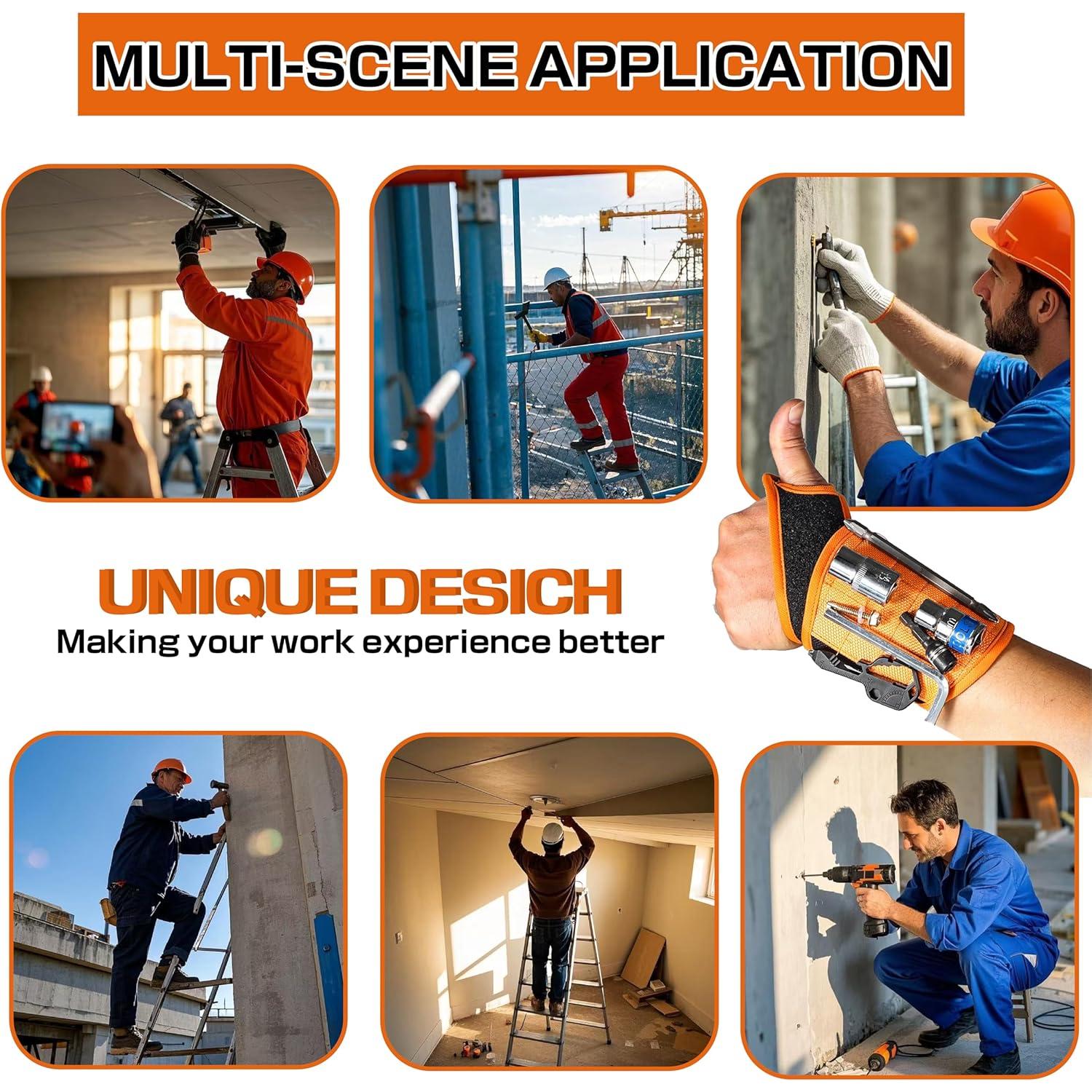 Banda de Muñeca Magnética Fulundi con 16 Imanes - Nylon