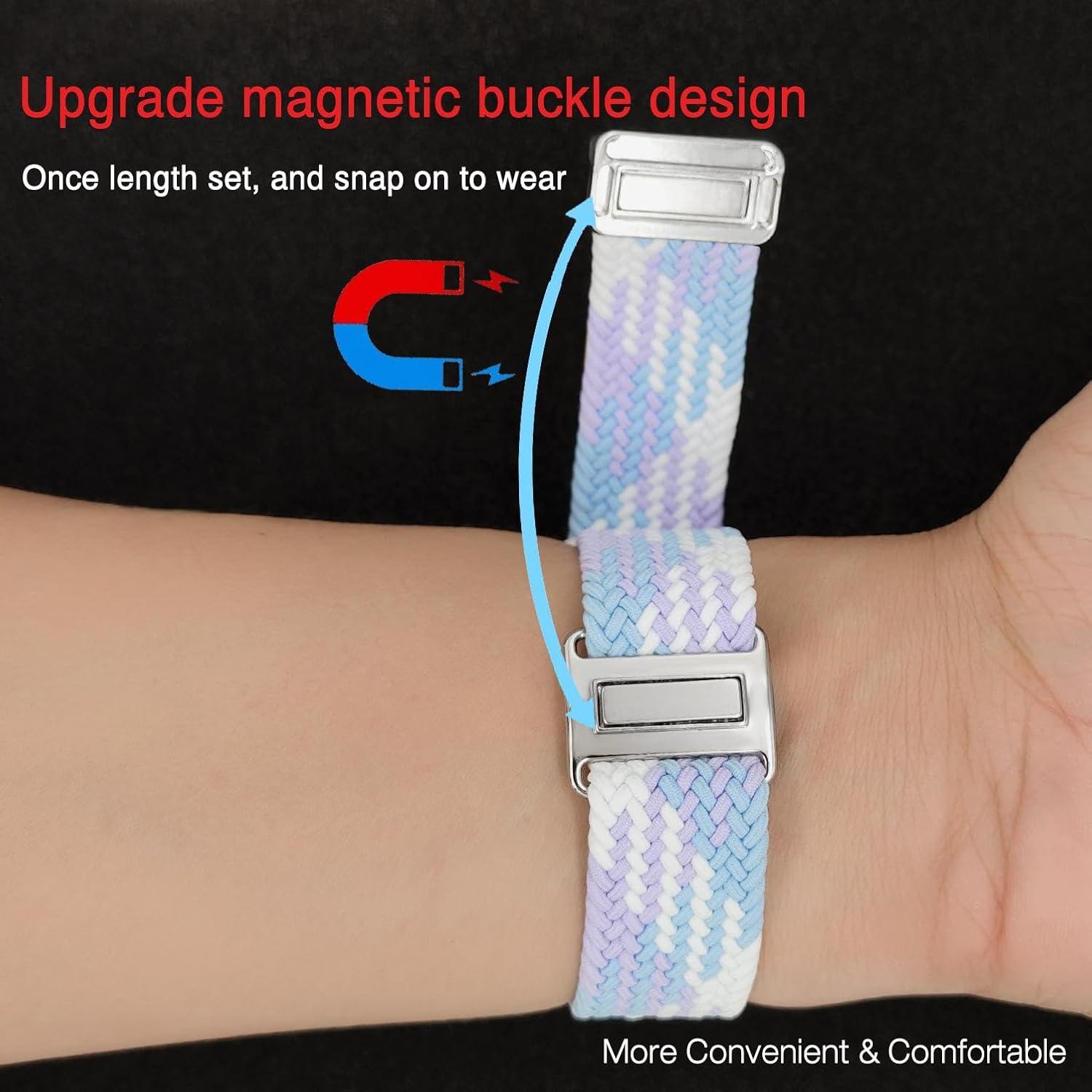 Banda de Reloj de Nylon Elástico Trenzado Abanen 38-49mm