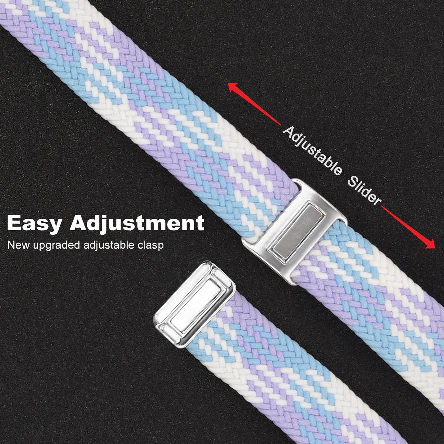 Banda de Reloj de Nylon Elástico Trenzado Abanen 38-49mm