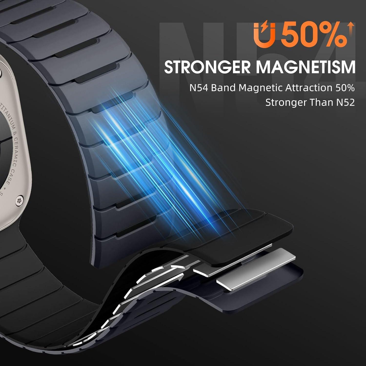 Banda Magnética Deportiva Easuny para Apple Watch Ultra 49mm-42mm