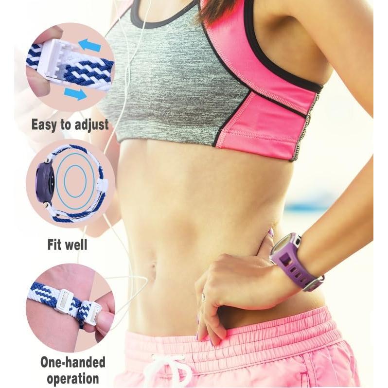 Banda de nylon trenzada C2D JOY para reloj Lily 2 - Mediana