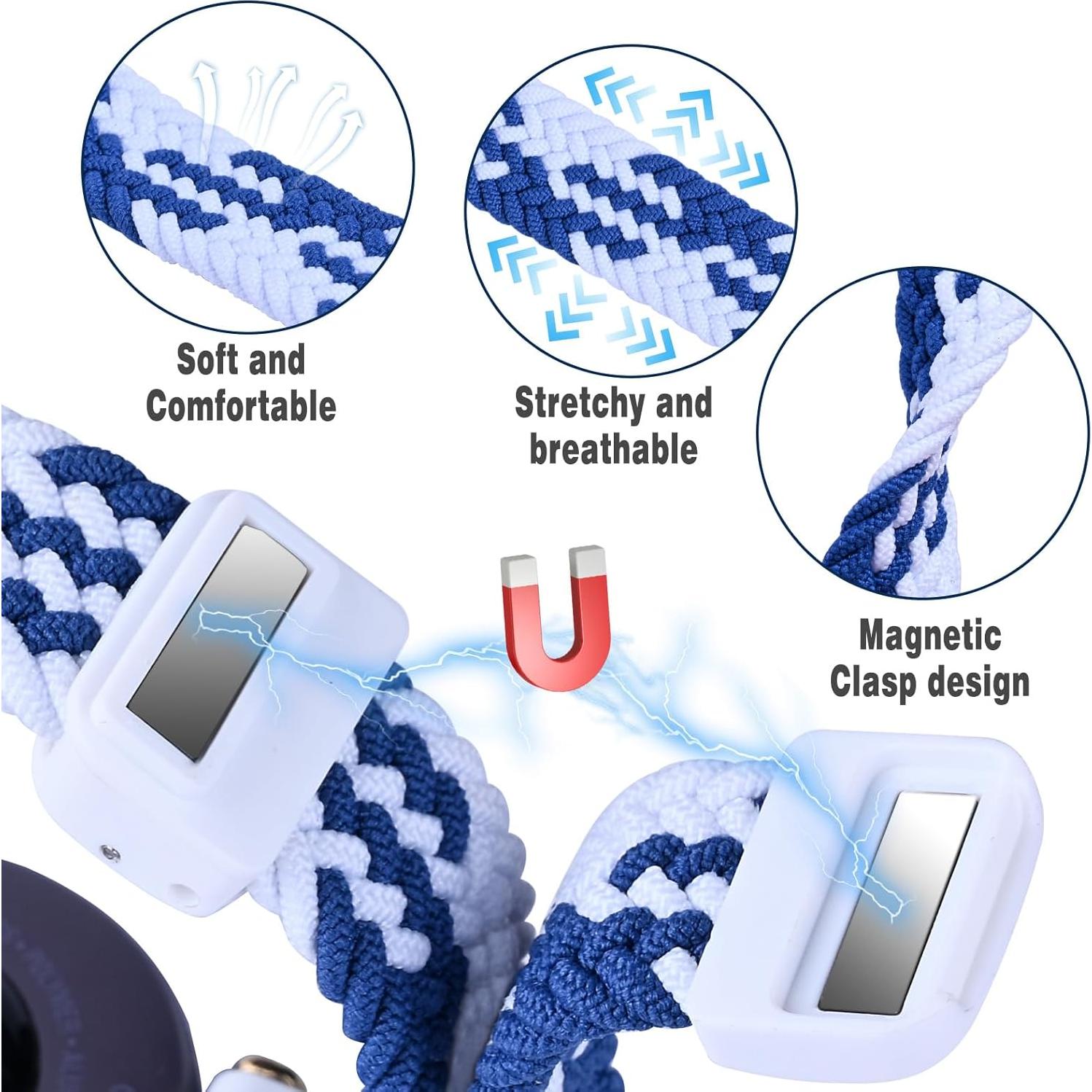 Banda de nylon trenzada C2D JOY para reloj Lily 2 - Mediana