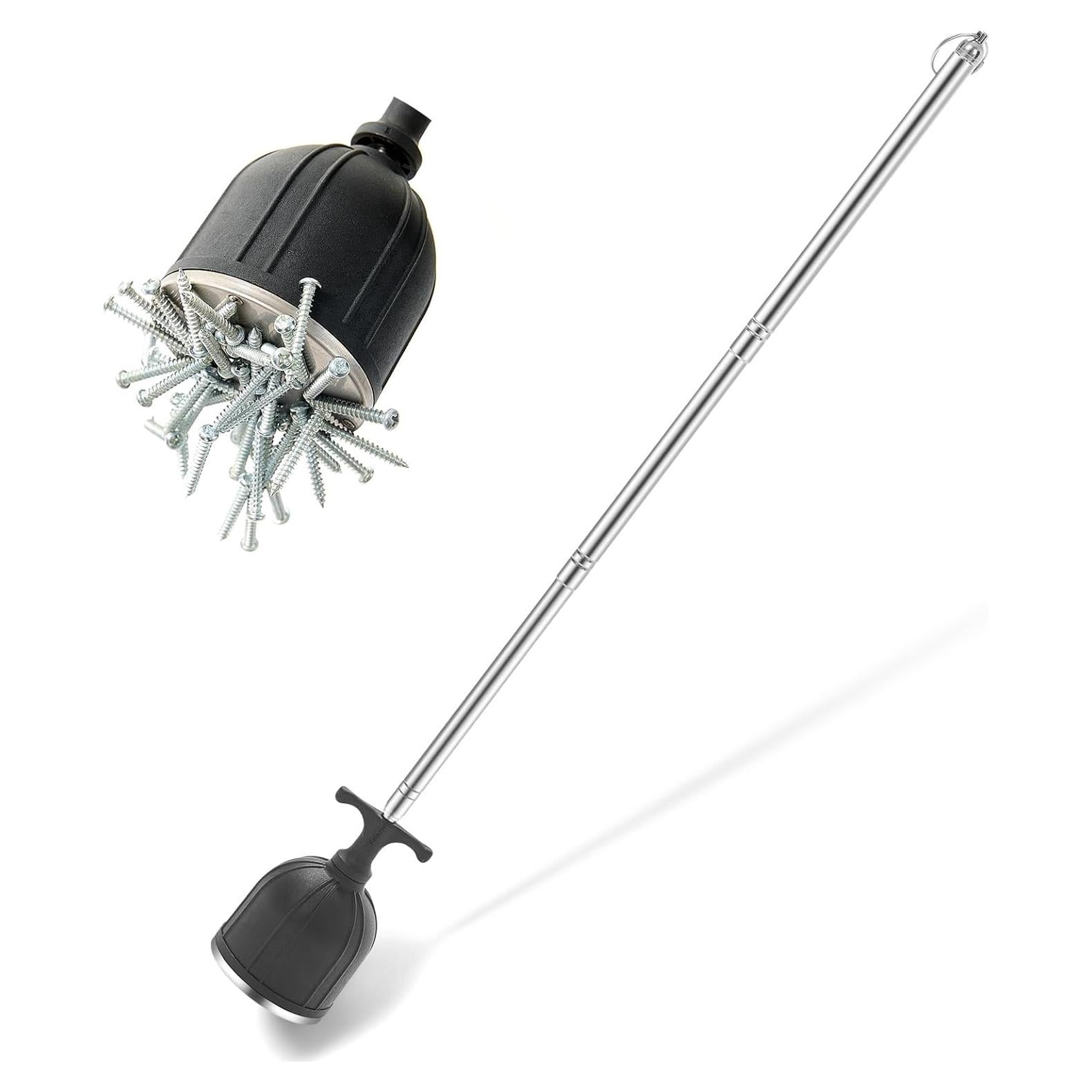 Varita Magnética Telescópica GREATMAG 10LB Negra para Recogida