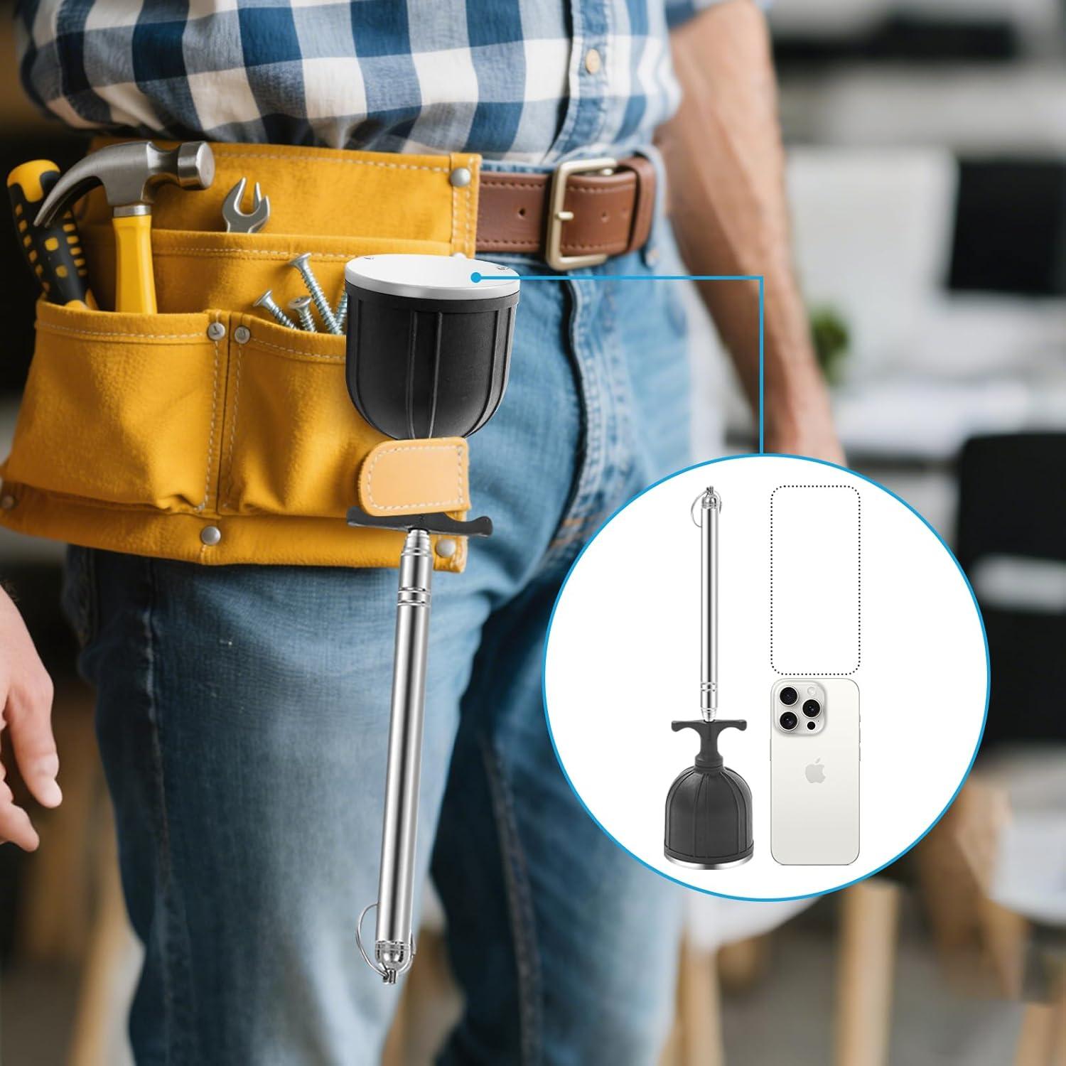 Varita Magnética Telescópica GREATMAG 10LB Negra para Recogida