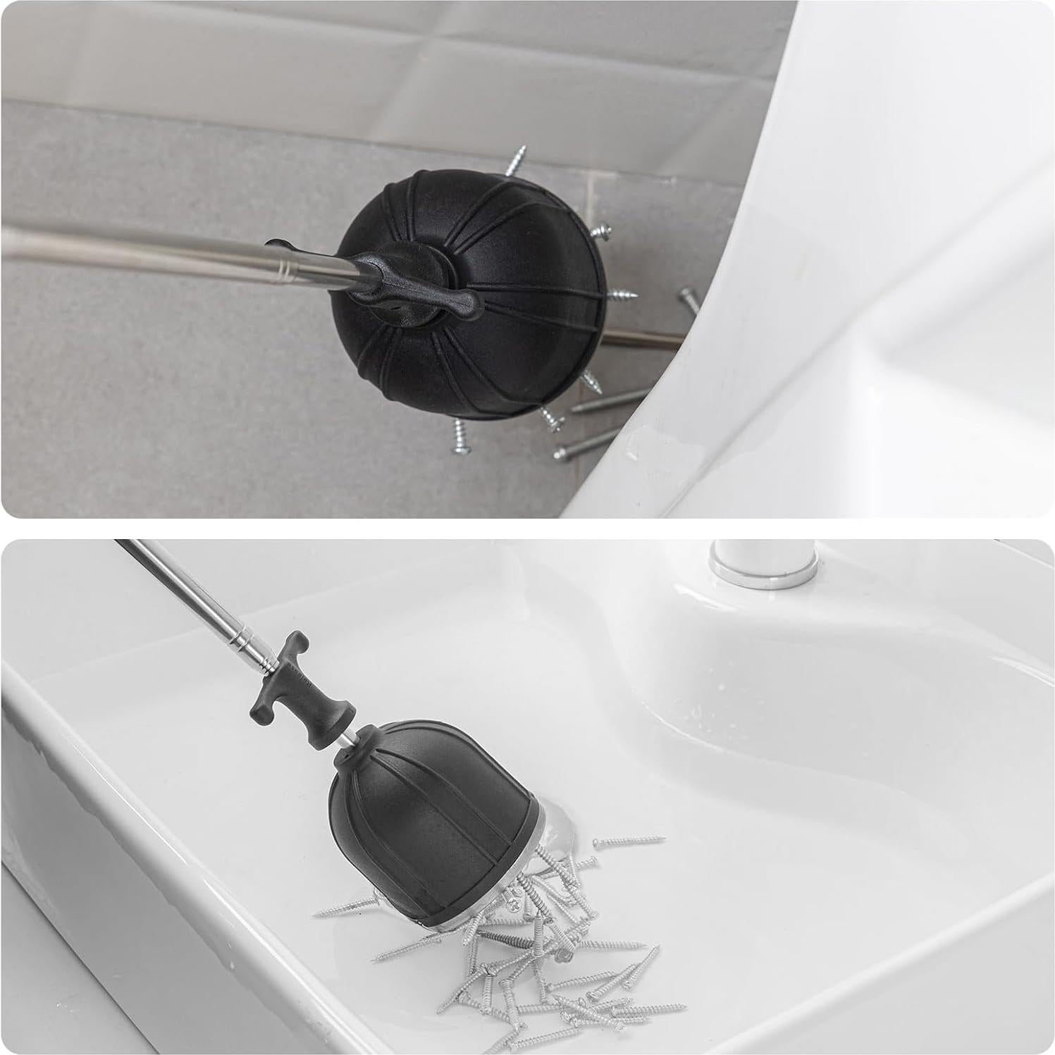 Varita Magnética Telescópica GREATMAG 10LB Negra para Recogida