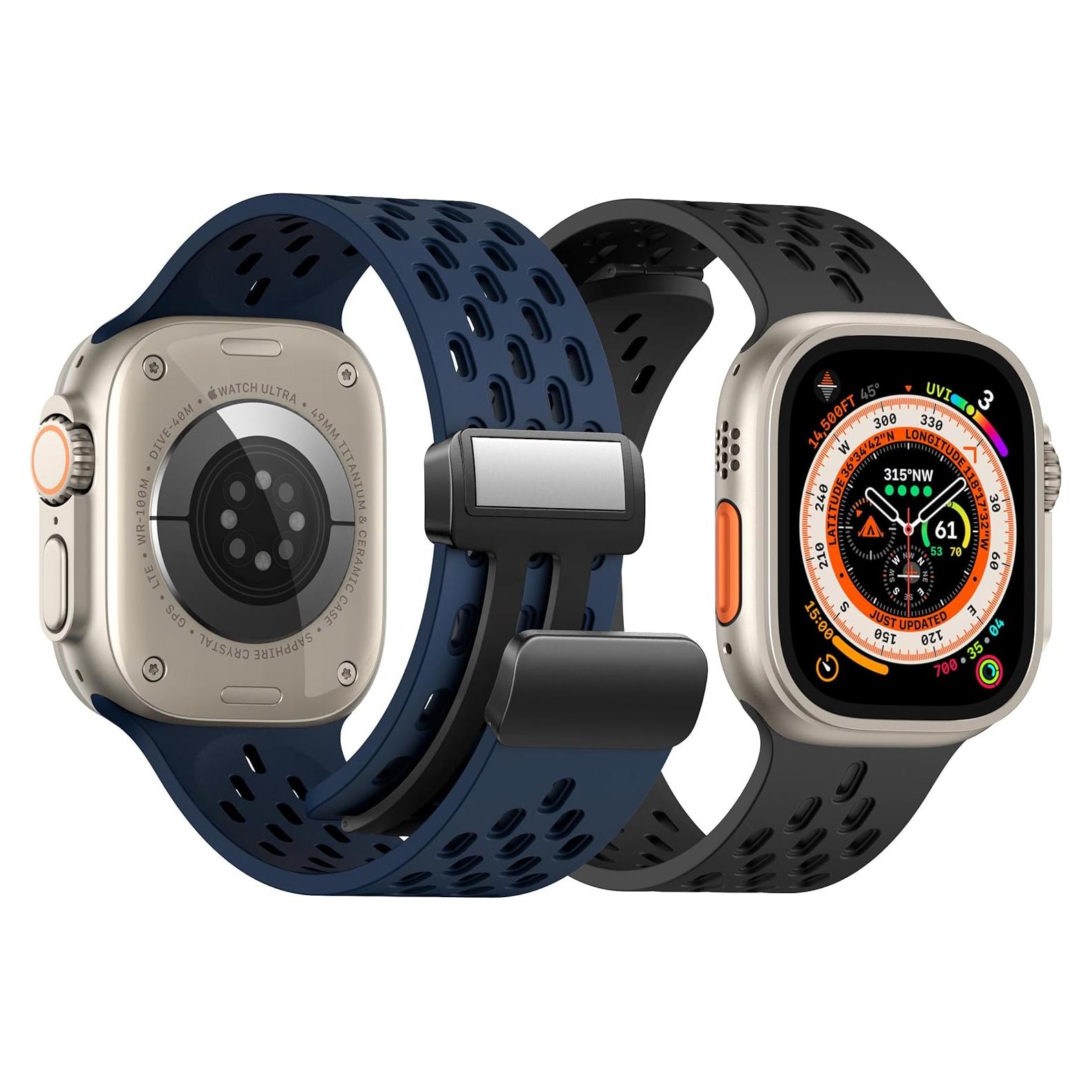 Correa Deportiva Magnética Laxarmer para Apple Watch 42-49mm