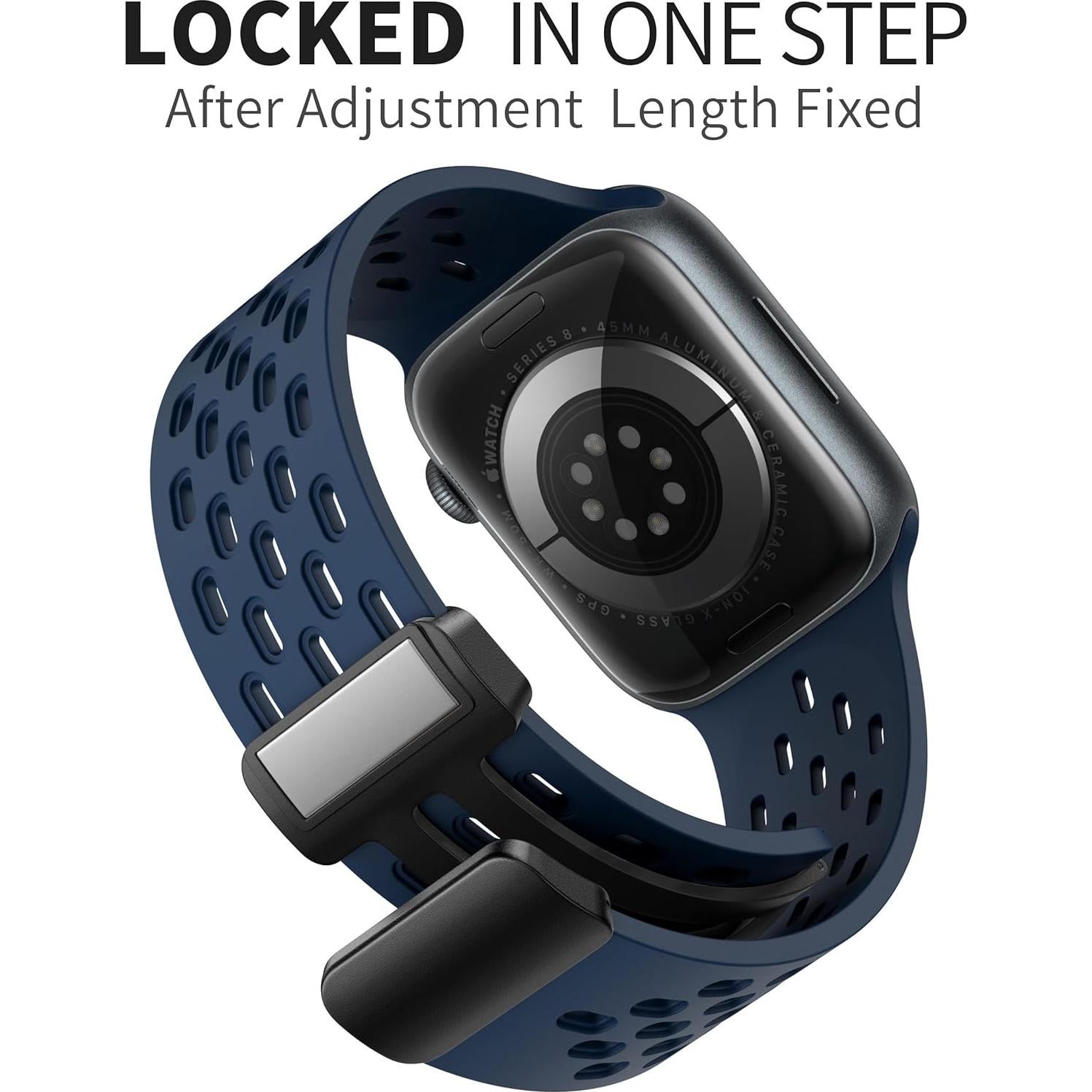 Correa Deportiva Magnética Laxarmer para Apple Watch 42-49mm