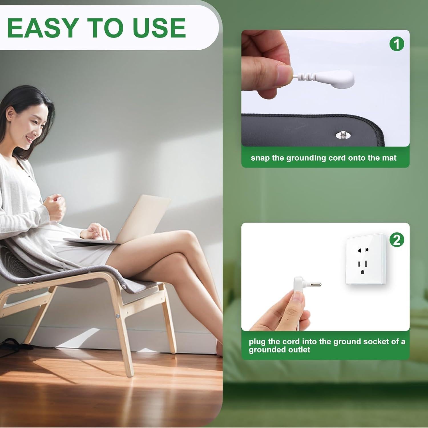 Correa de Muñeca de Tierra Sahanula con Cable de 4.57 m