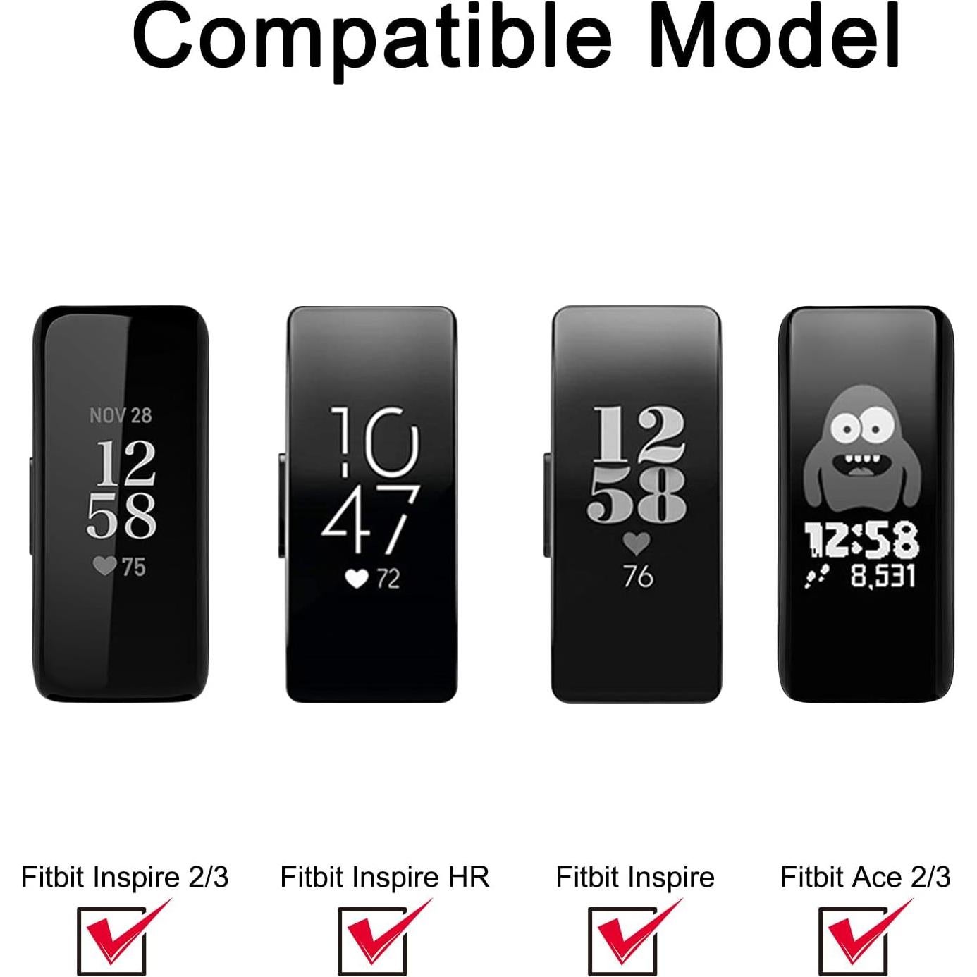 Banda de Acero Inoxidable Vanjua para Fitbit Inspire 2/3