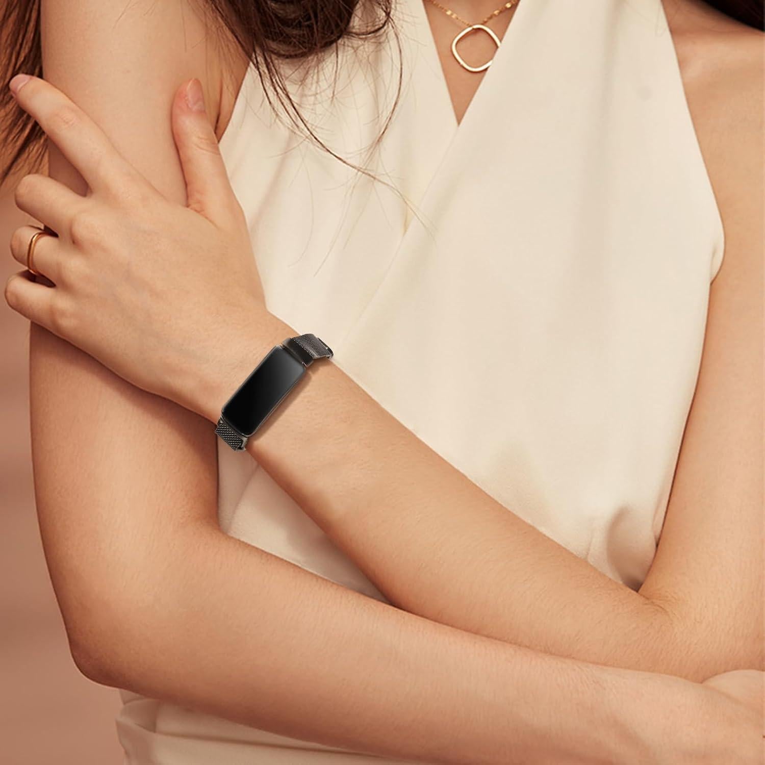 Banda de Acero Inoxidable Vanjua para Fitbit Inspire 2/3