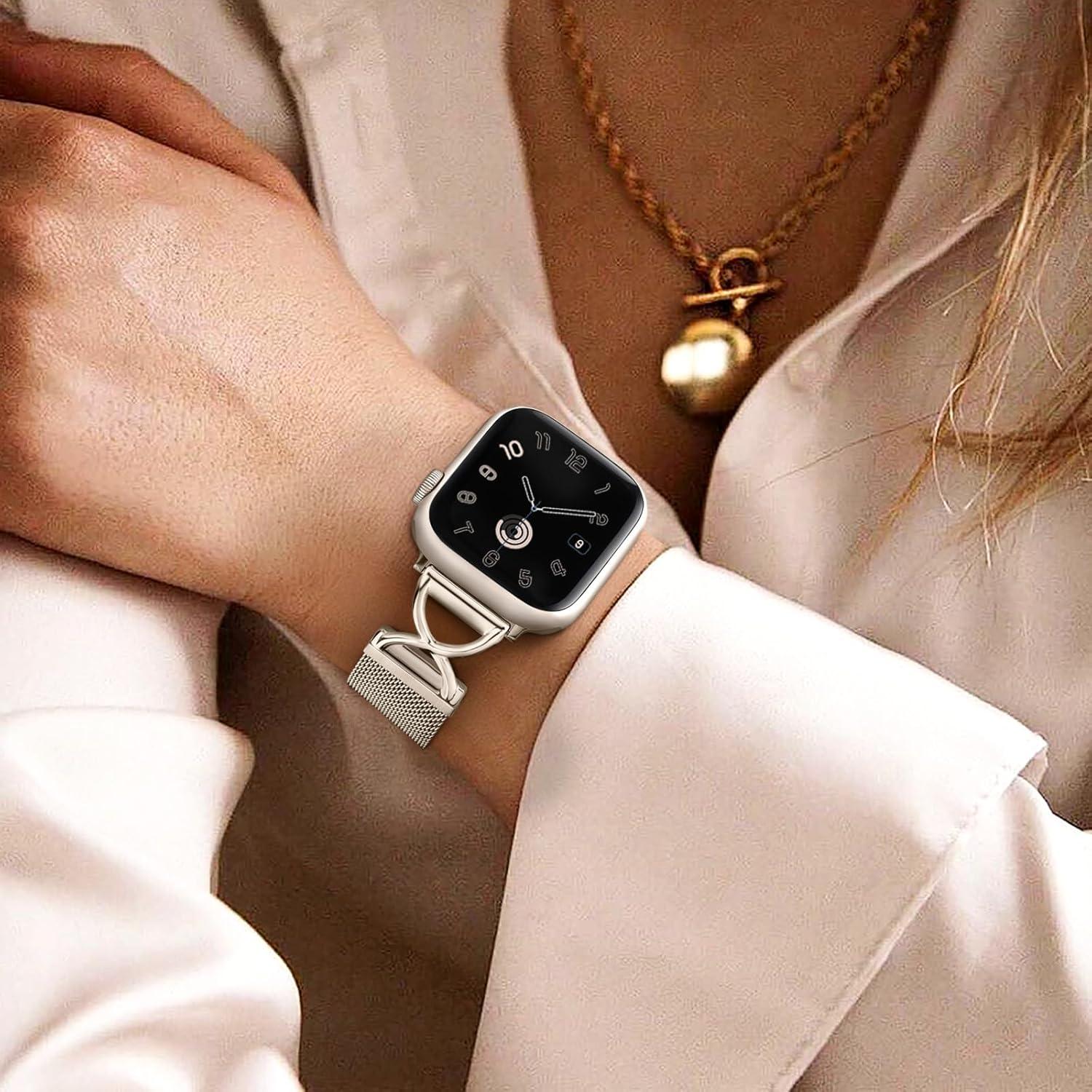 Banda Magnética de Acero Inoxidable Rabini para Apple Watch 38-49mm