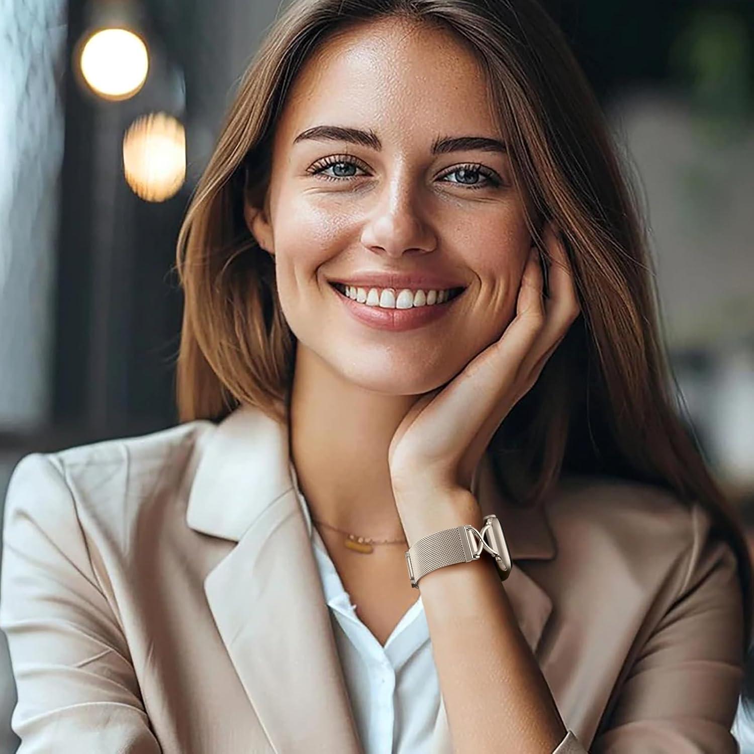 Banda Magnética de Acero Inoxidable Rabini para Apple Watch 38-49mm