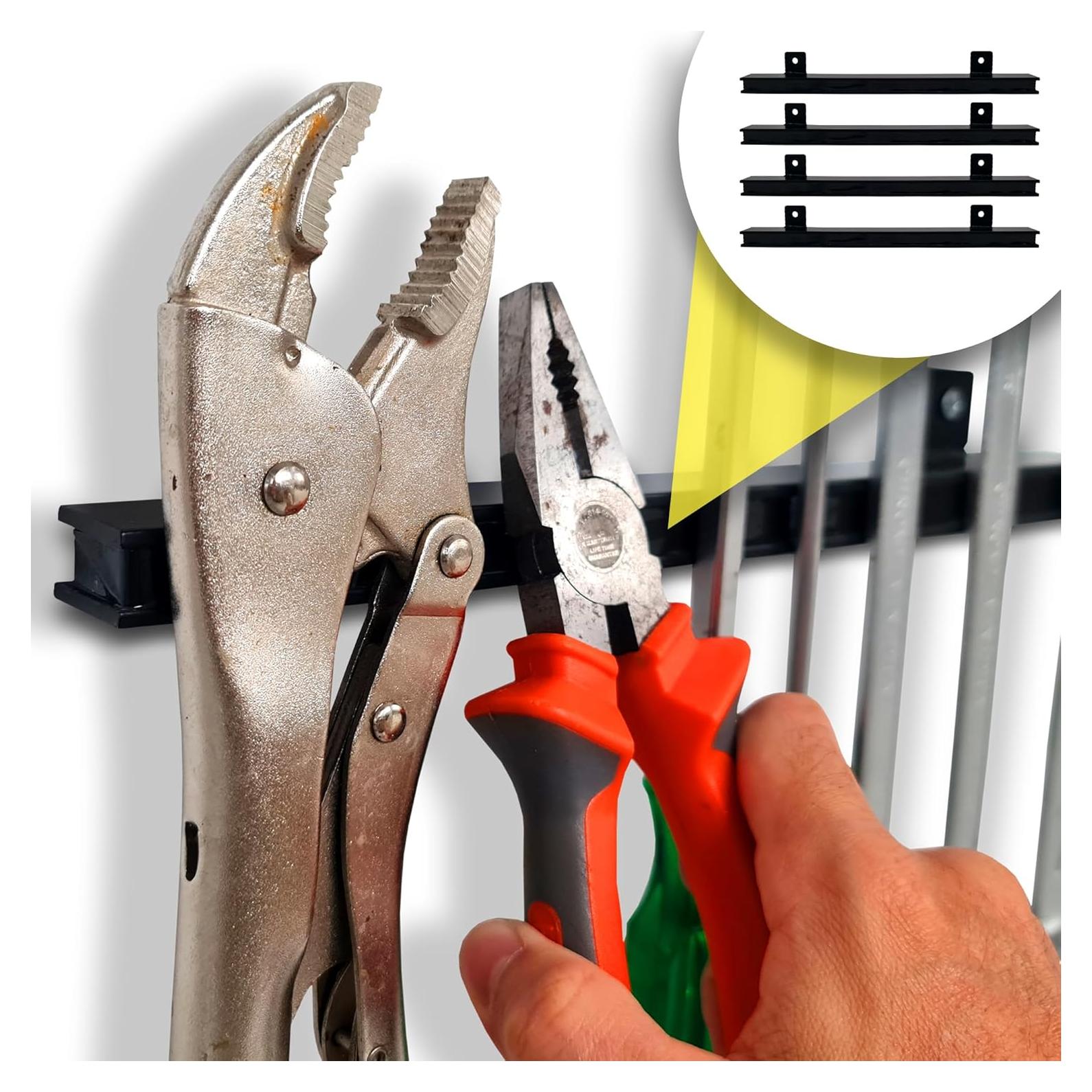 Soportes Magnéticos para Herramientas HMmagnets 12" (30.48 cm) - Paquete de 4