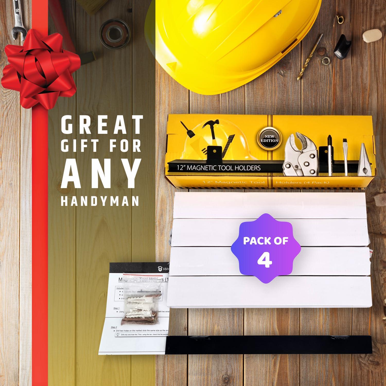 Soportes Magnéticos para Herramientas HMmagnets 12" (30.48 cm) - Paquete de 4