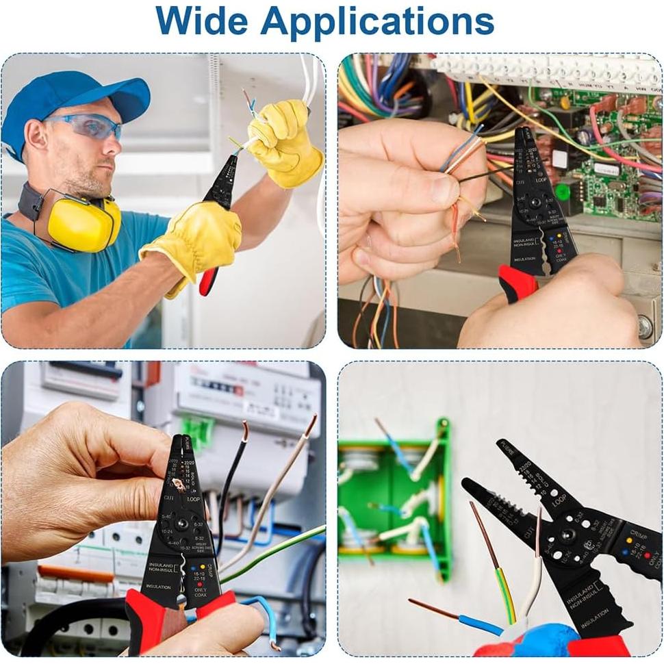 Destripador de Cables YsDiYxYw 20.32cm 10-22 AWG Multifuncional