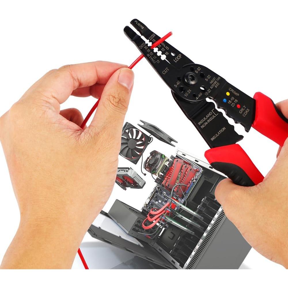 Destripador de Cables YsDiYxYw 20.32cm 10-22 AWG Multifuncional