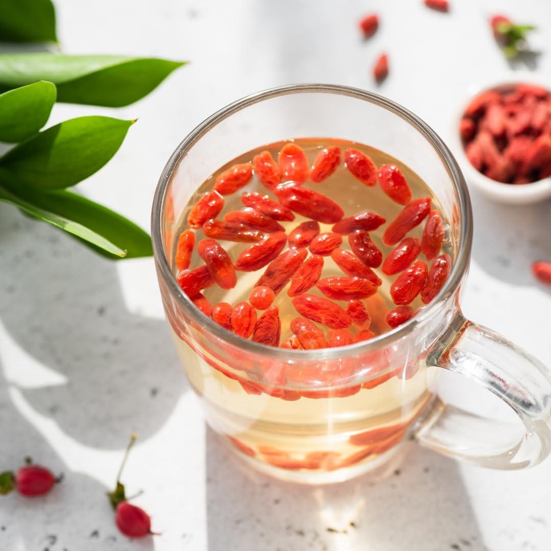 Polvo de Baya Goji Wolfberry 227g Suplemento Herbal Puro