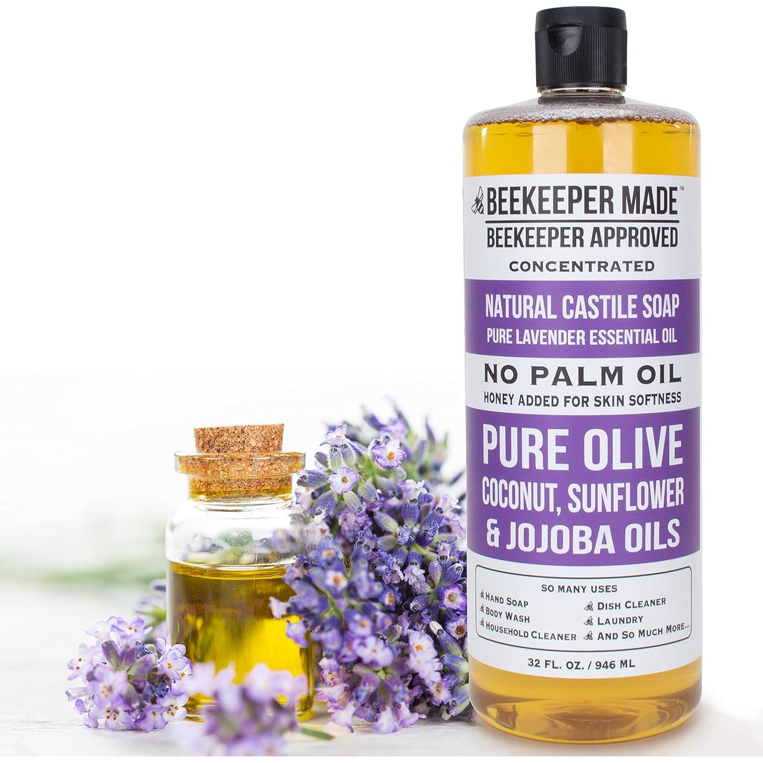 Jabón de Castilla Natural Beekeeper Made 946 ml Lavanda