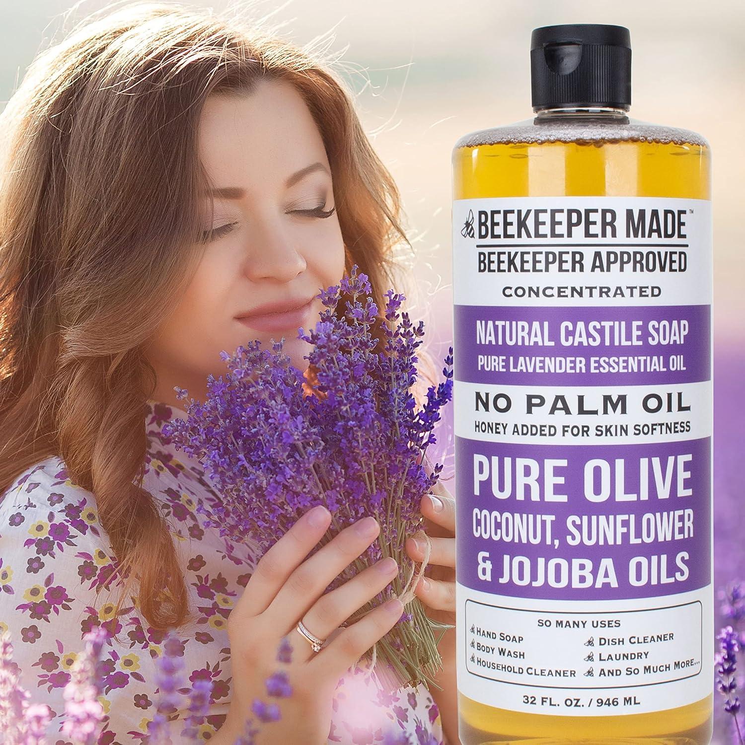 Jabón de Castilla Natural Beekeeper Made 946 ml Lavanda