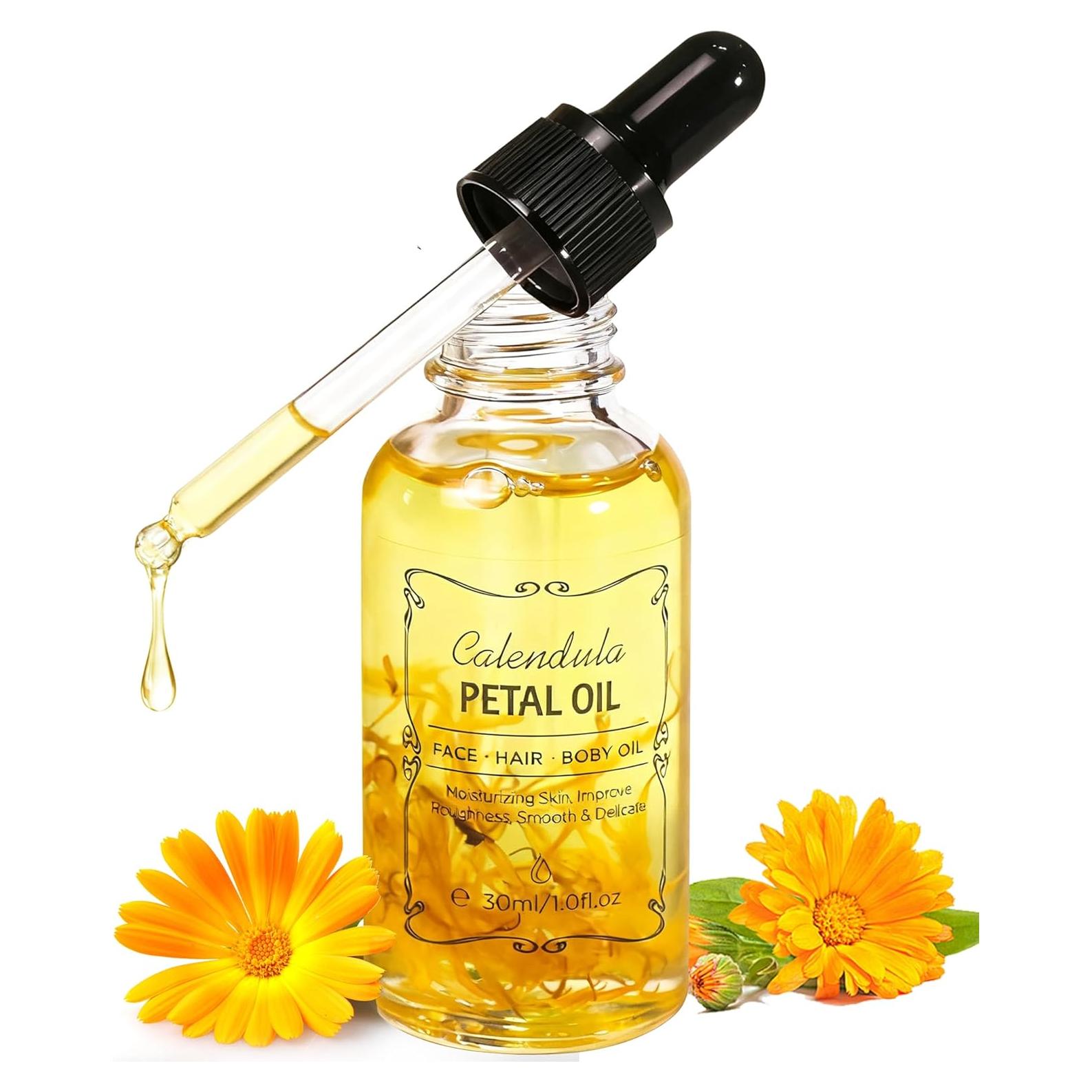 Aceite Esencial de Caléndula Liillya 30ml - Hidratante para Cabello y Piel