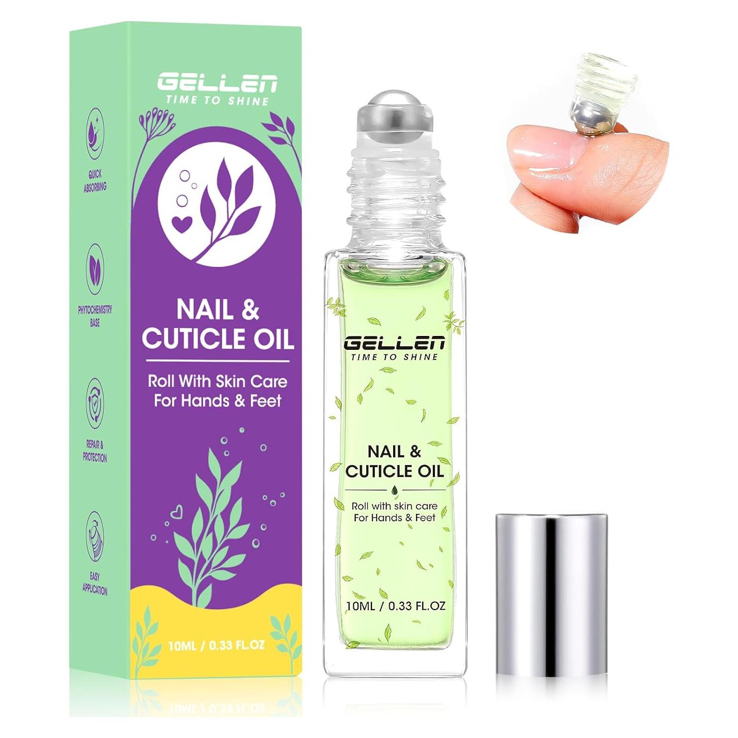 Aceite de Cutícula Gellen 10ml para Crecimiento y Reparación