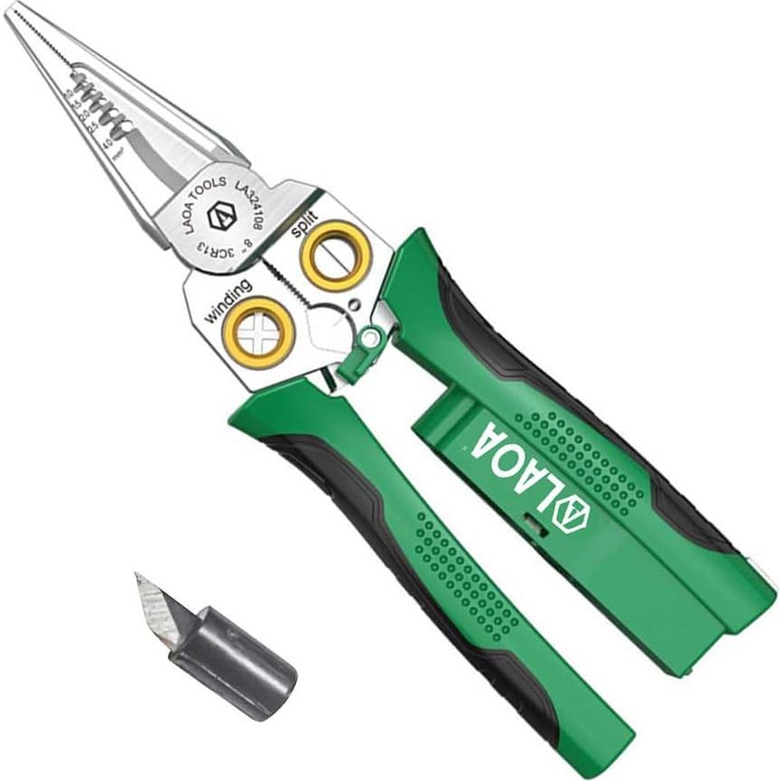 Pelacables 8 en 1 LAOA con Probador de Voltaje y Tijeras