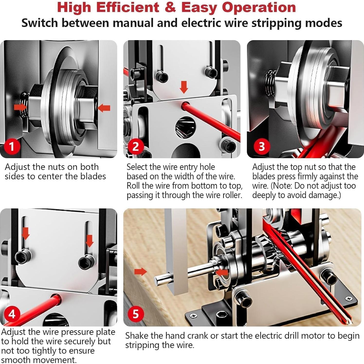 Máquina Peladora de Cable Eléctrico QZQUFJ 1-25mm Automática