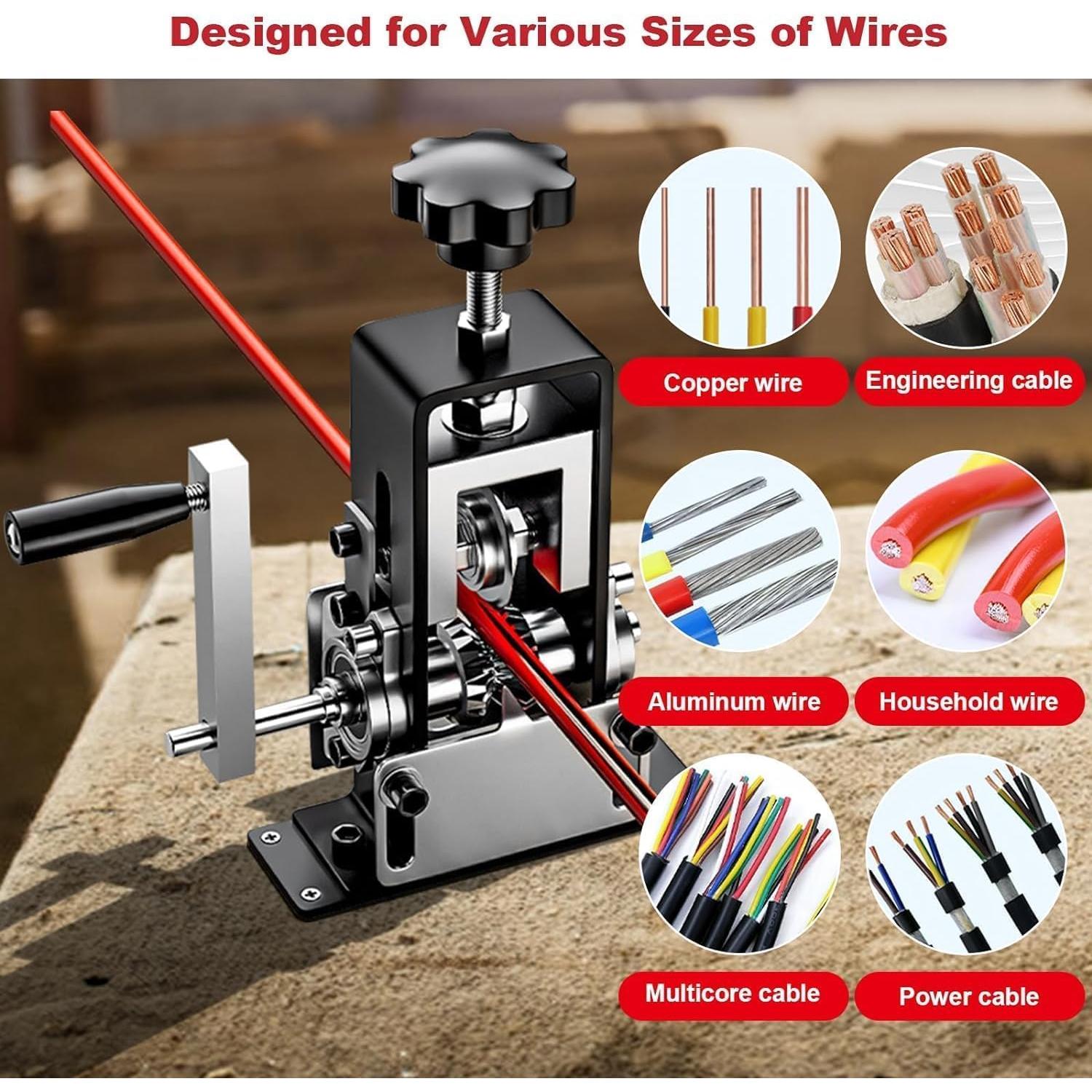Máquina Peladora de Cable Eléctrico QZQUFJ 1-25mm Automática