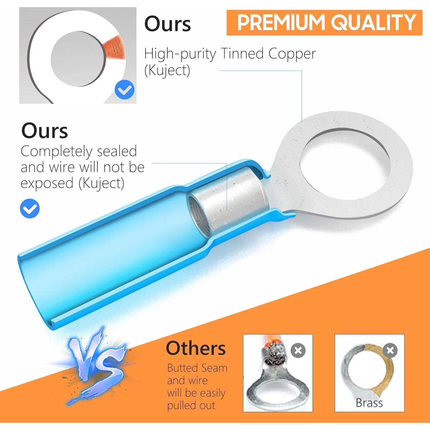 Kit de Herramientas de Crimpado Kuject 340 PCS Conectores