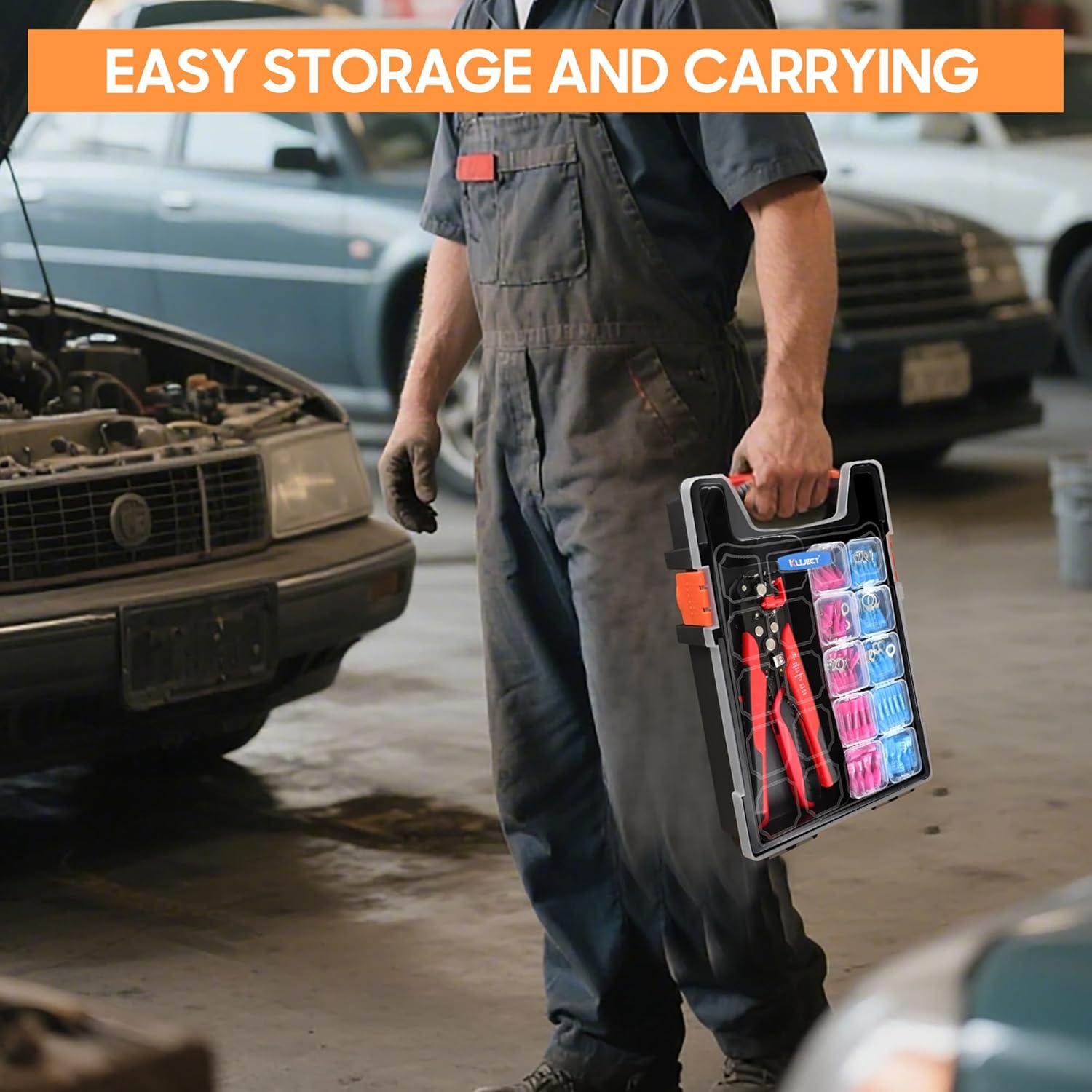 Kit de Herramientas de Crimpado Kuject 340 PCS Conectores