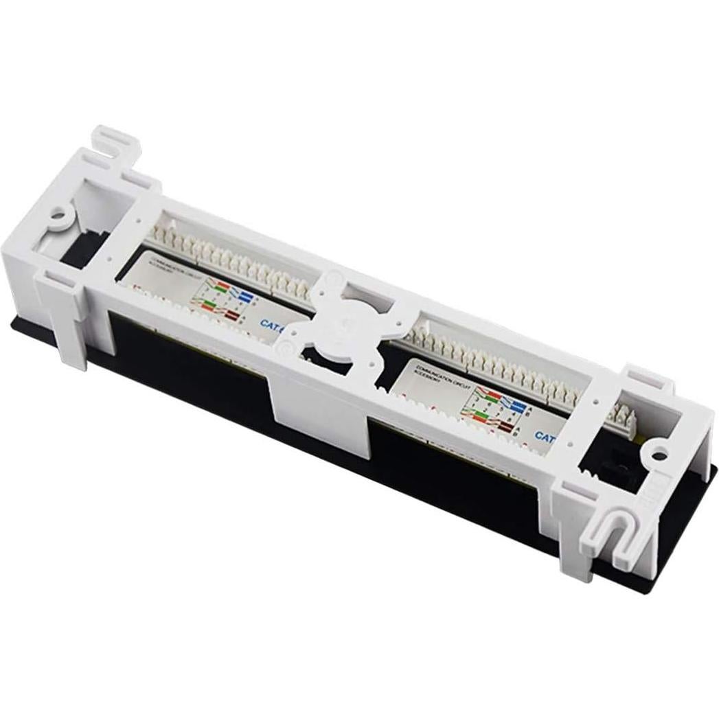 Panel de Parche Yankok 12 Puertos Cat5e UTP 10in Rack