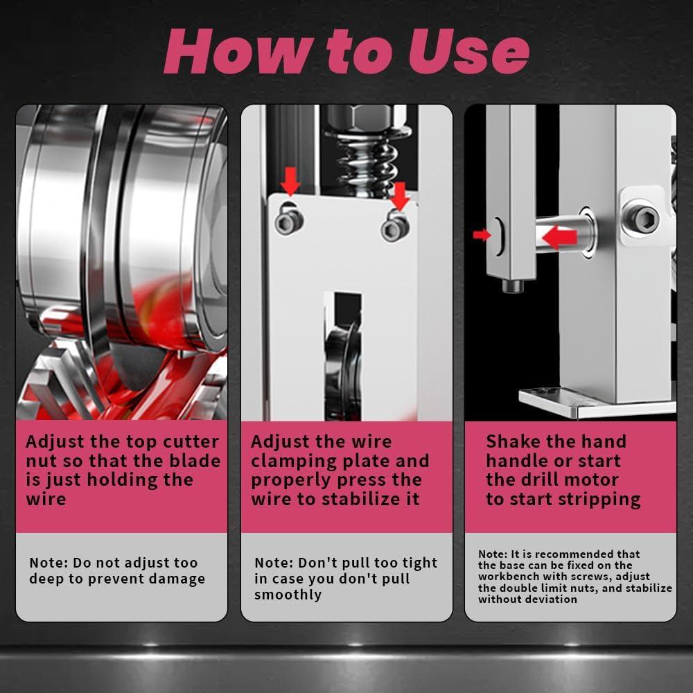 Desforradora de Cables Manual Wkiroti XY668 1.5-25 mm