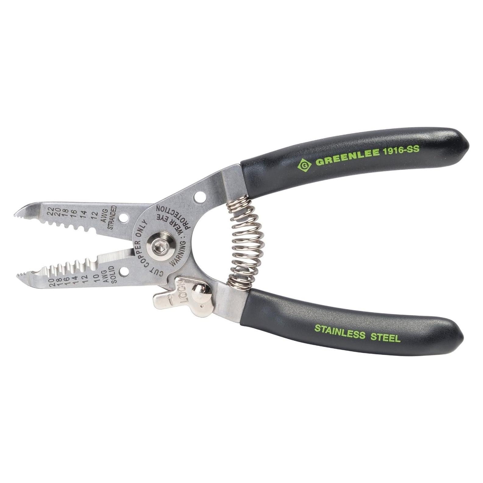 Desforrador y Cortador de Alambre Greenlee 1916-SS 10-20 AWG