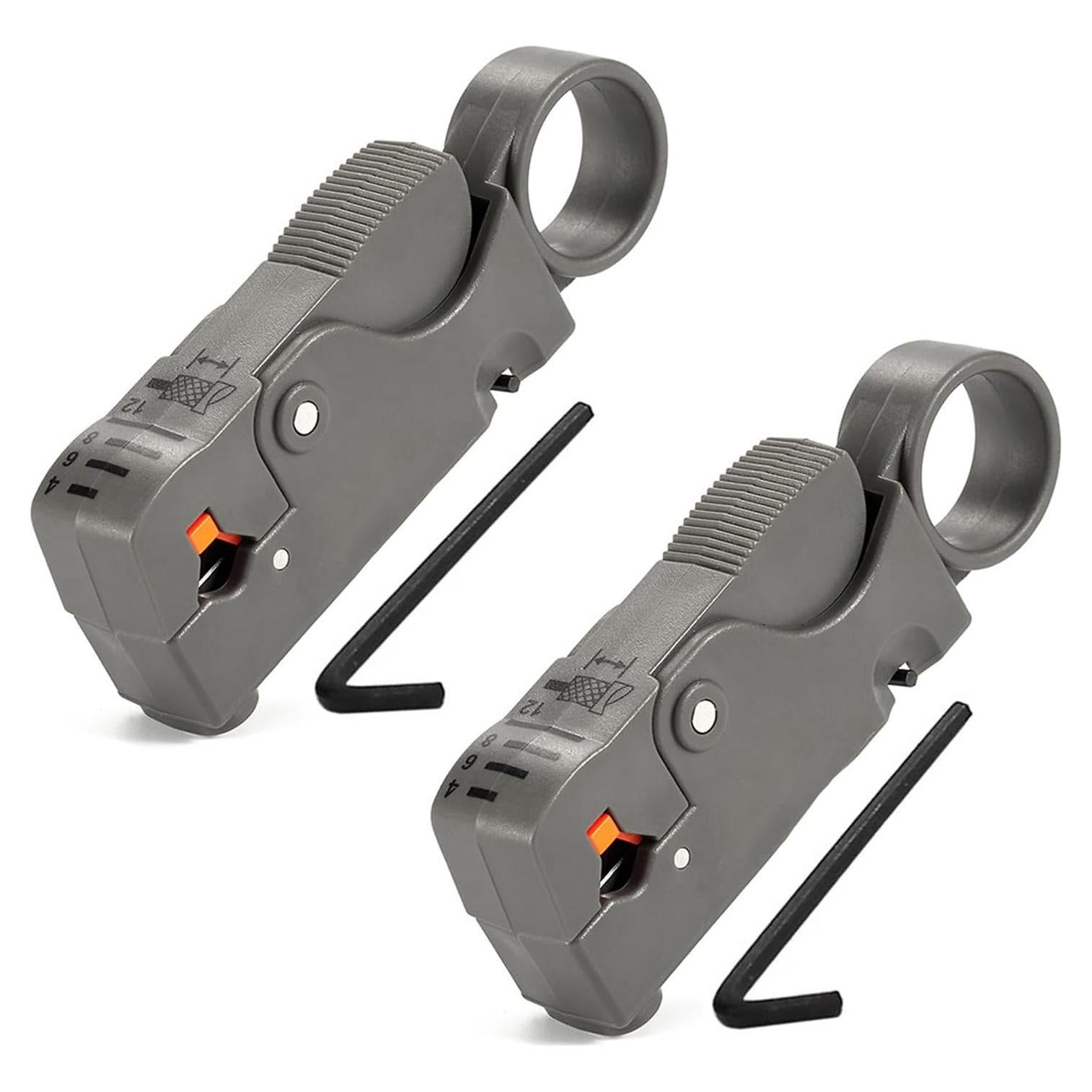 Herramienta Desforradora de Cable Coaxial HUAREW - Paquete de 2