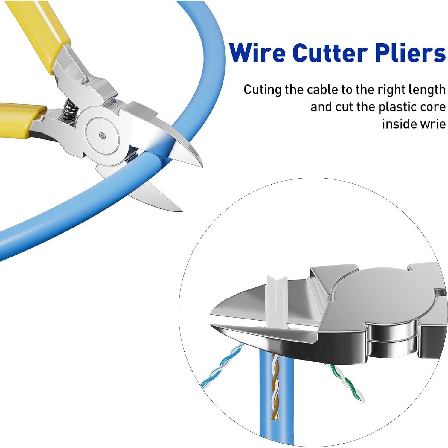Kit de Crimpado RJ45 NataLink con 50 Conectores Cat 5E
