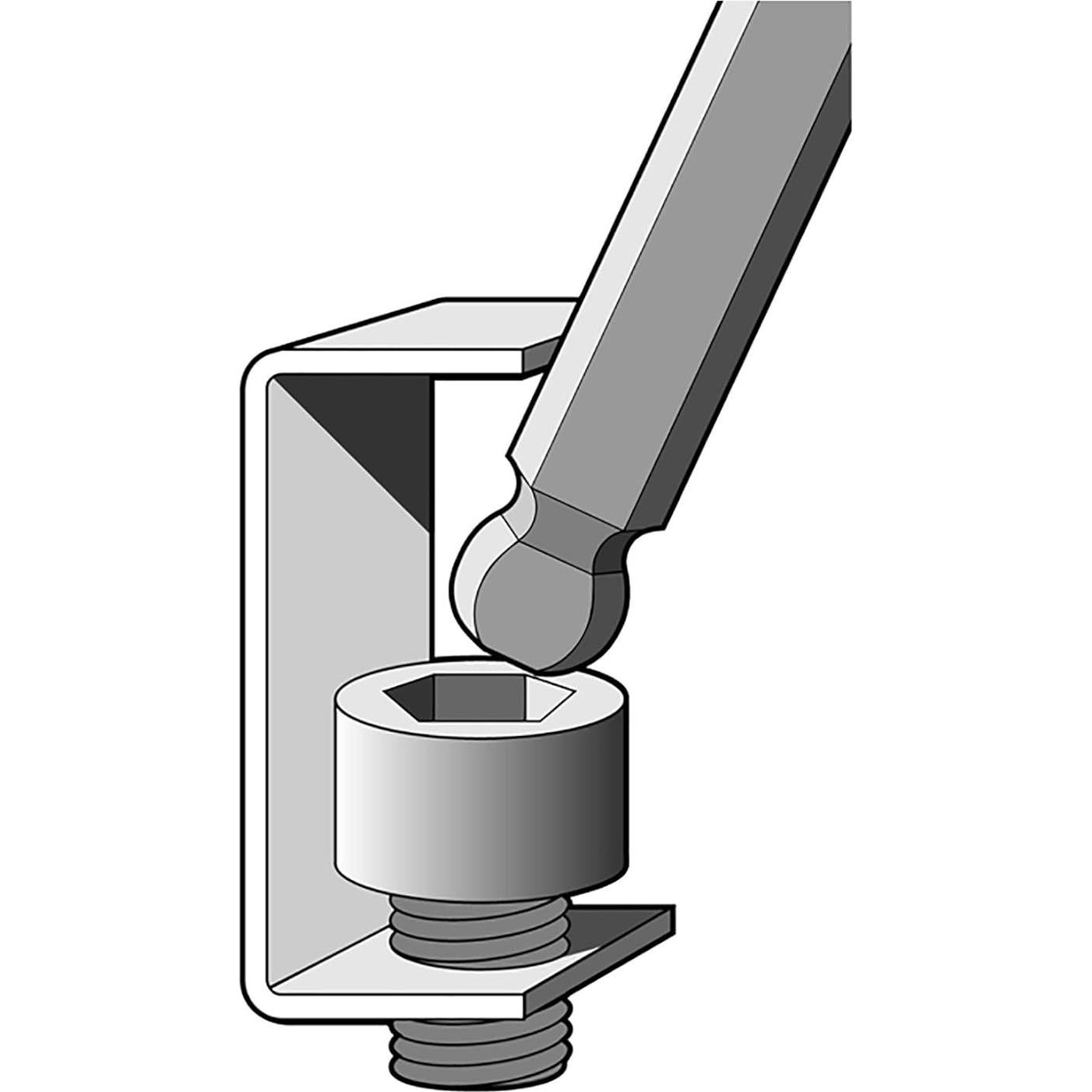 Llave Allen T-Handle EKLIND 64860 6mm con mango ergonómico