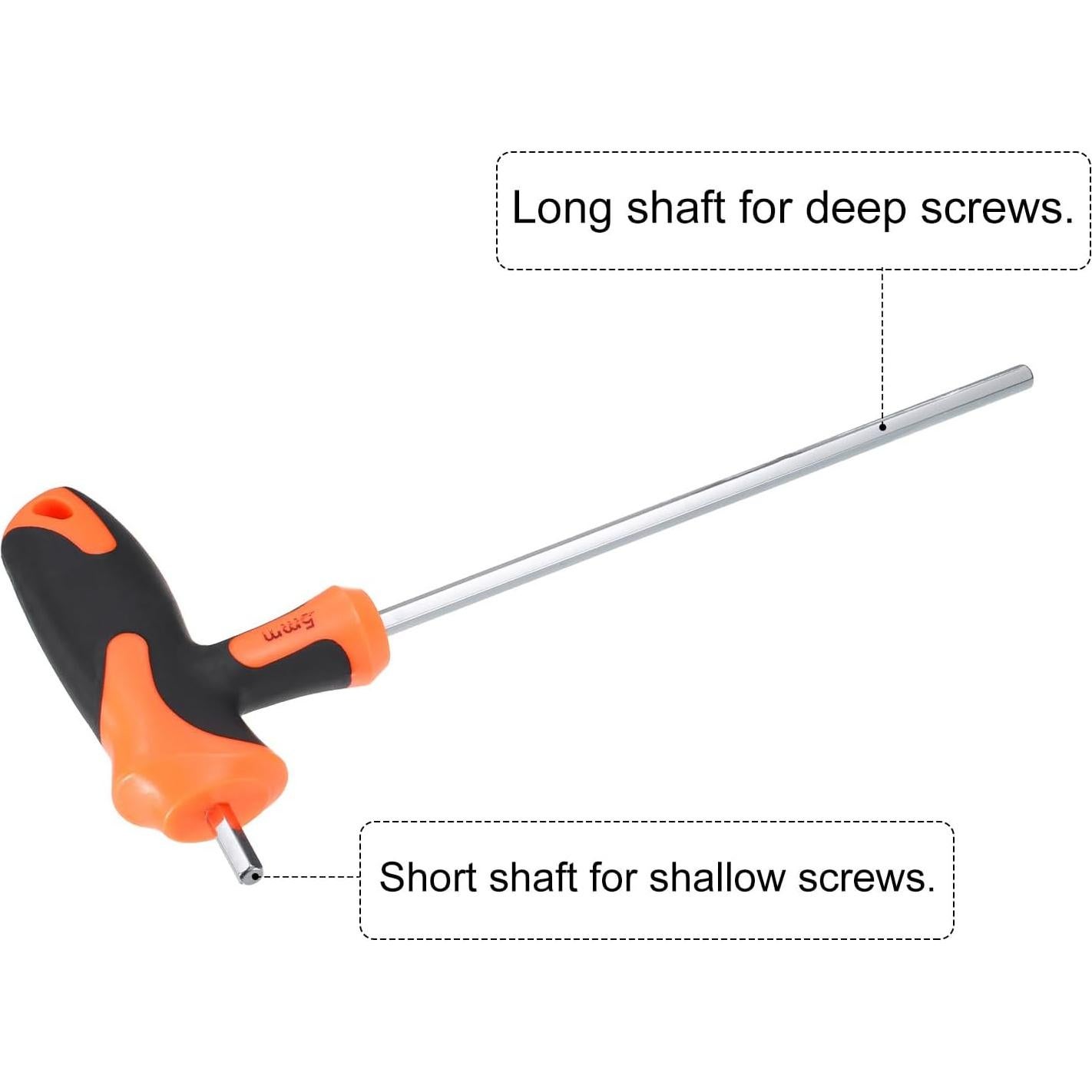 Llave Hexagonal T-Handle Harfington 5mm Acero S2