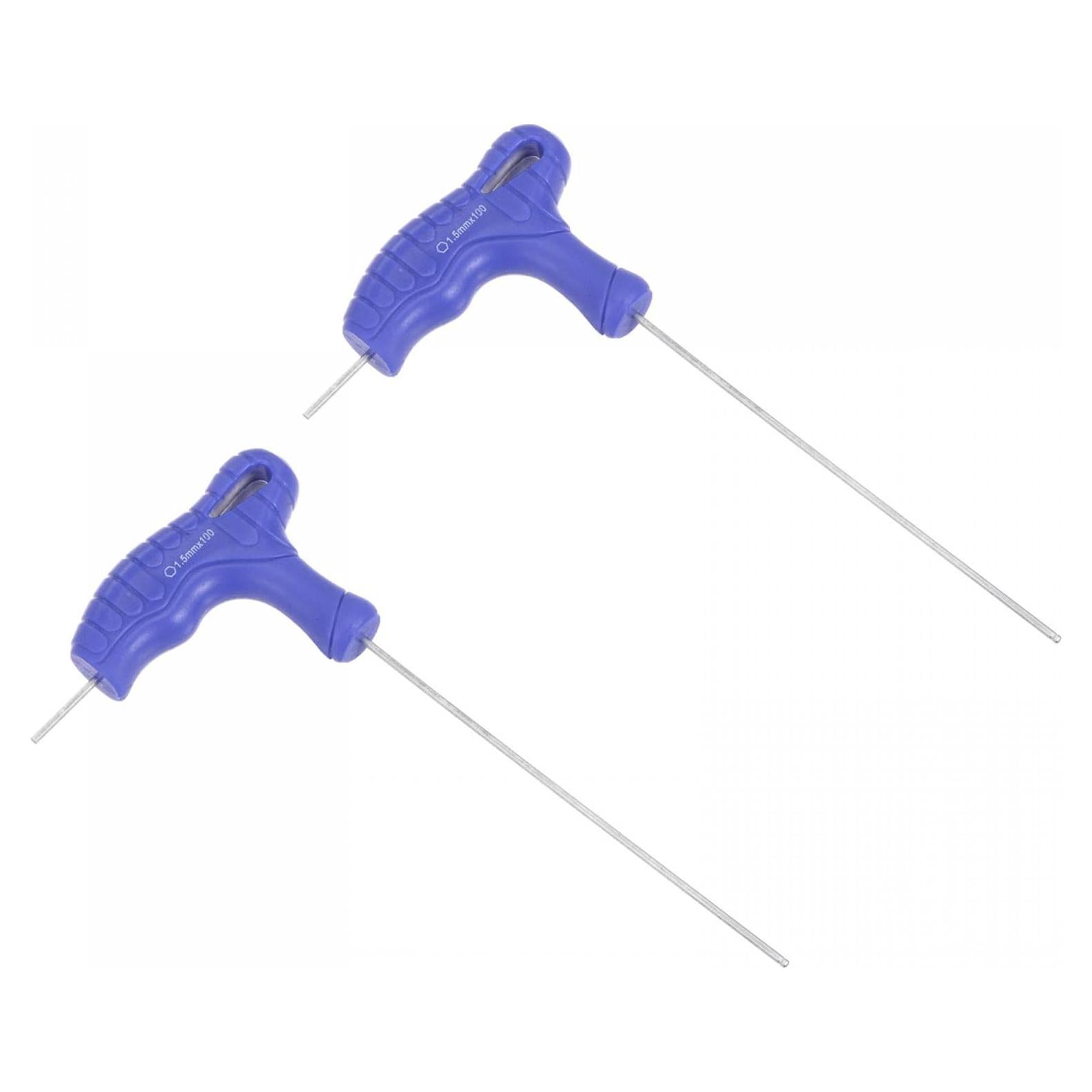 Llave Hexagonal en T uxcell 1.5mm Acero CR-V 2 Pcs