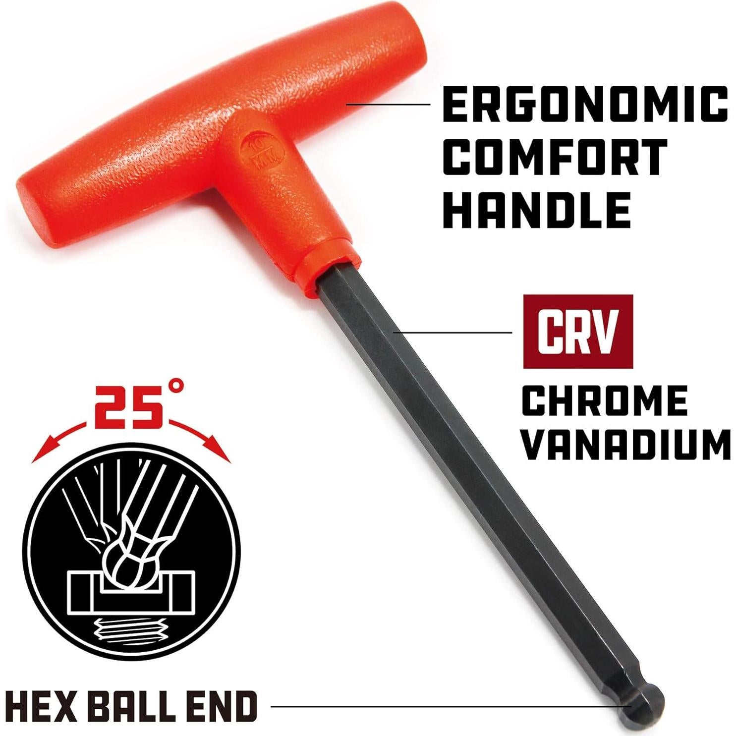 Juego de Llaves Allen T 10 Piezas Powerbuilt 2mm a 10mm