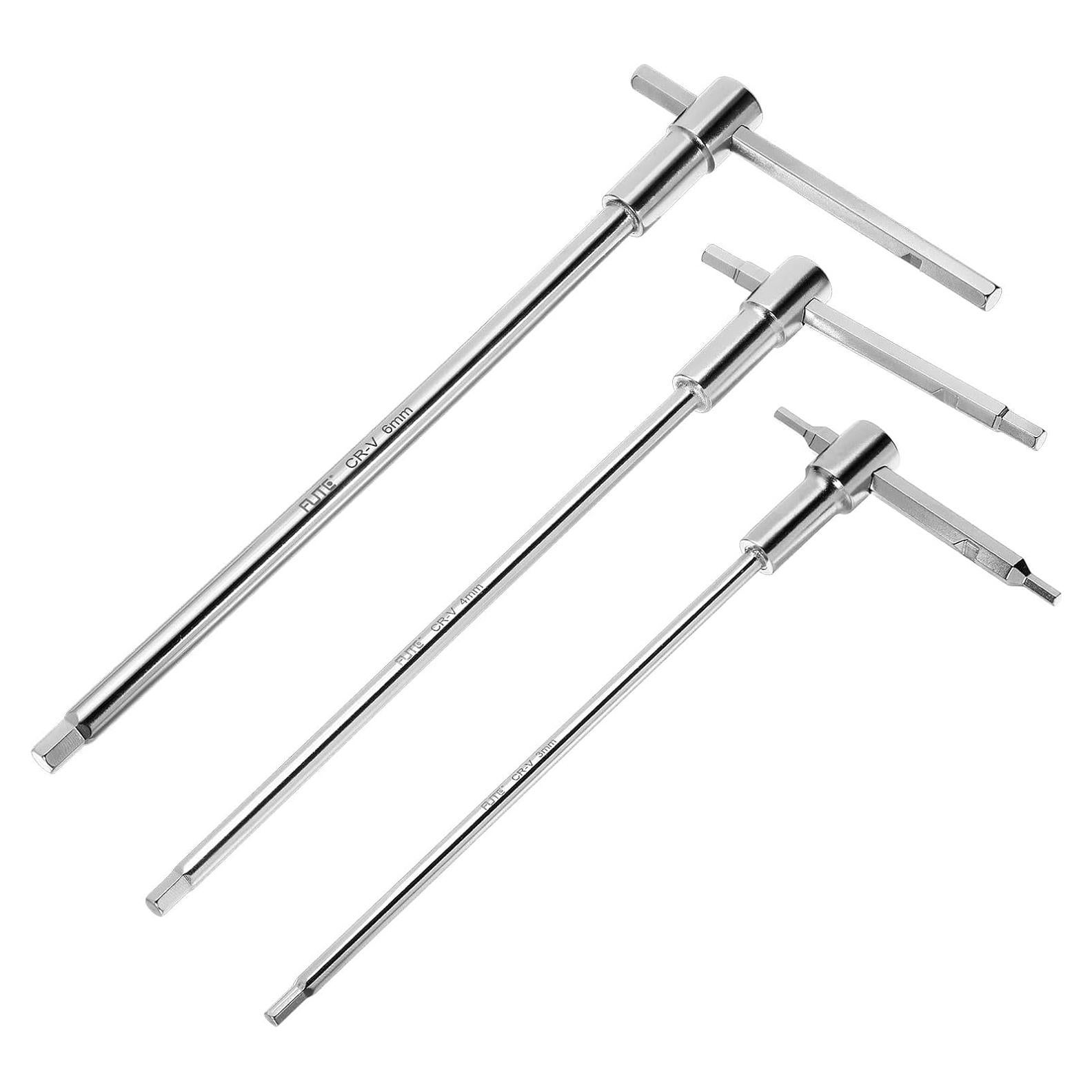 Llave Hexagonal Deslizante uxcell 3mm 4mm 5mm Acero CR-V