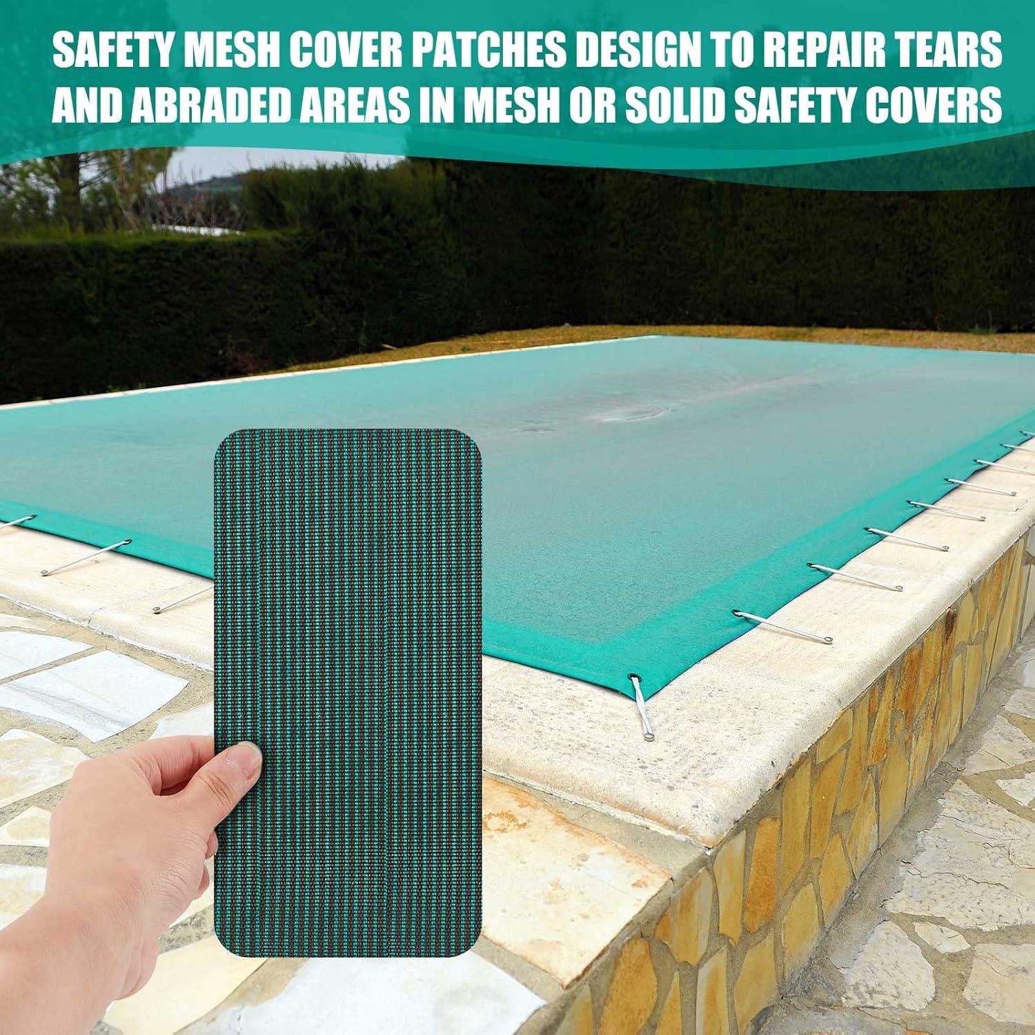 Kit de Parche de Seguridad para Piscina Amylove 12 Piezas Verde