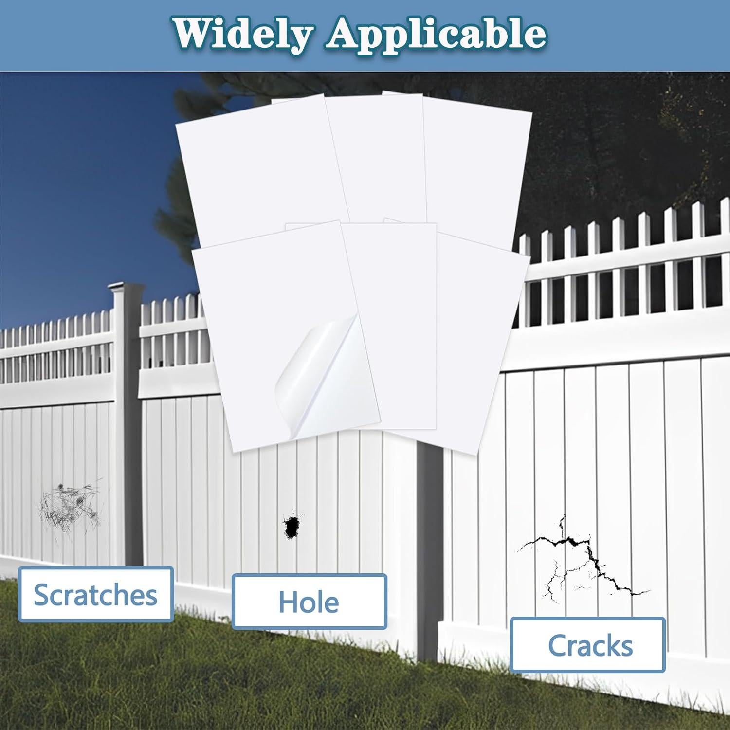 Kit de Parche de Reparación de Vinilo Autoadhesivo - 6 Piezas