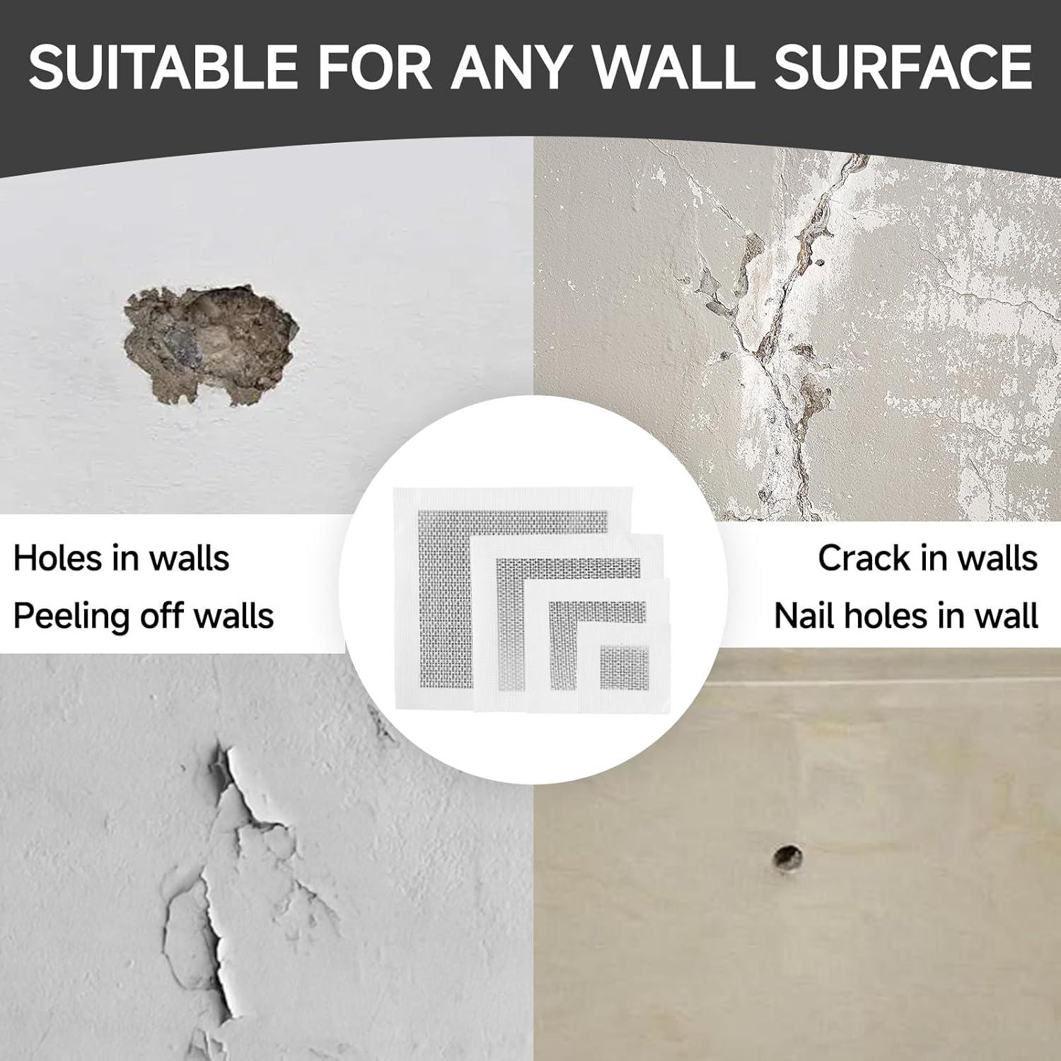 Kit de Parcheo de Pared Moller 19 Piezas Aluminio 2-8"