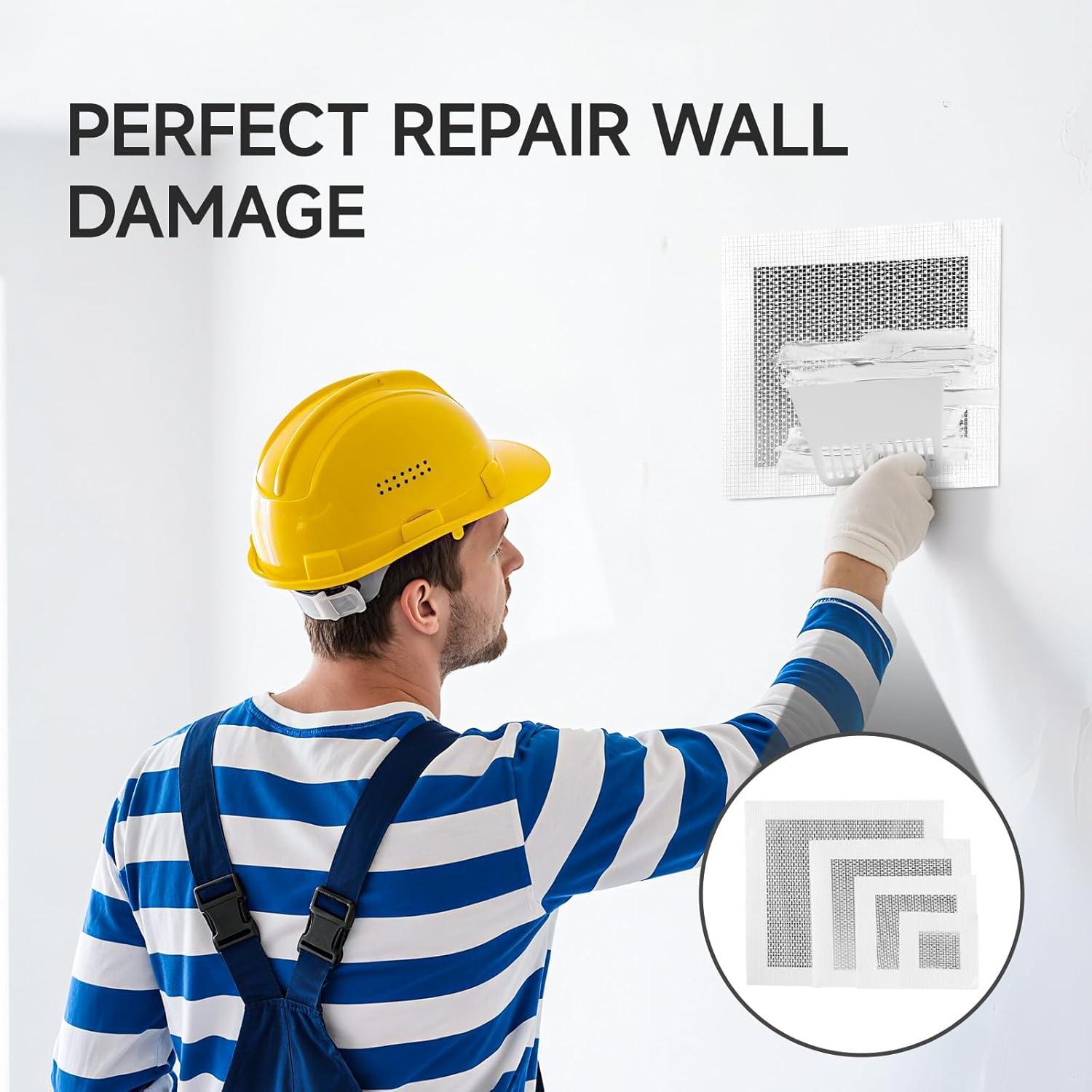 Kit de Parcheo de Pared Moller 19 Piezas Aluminio 2-8"