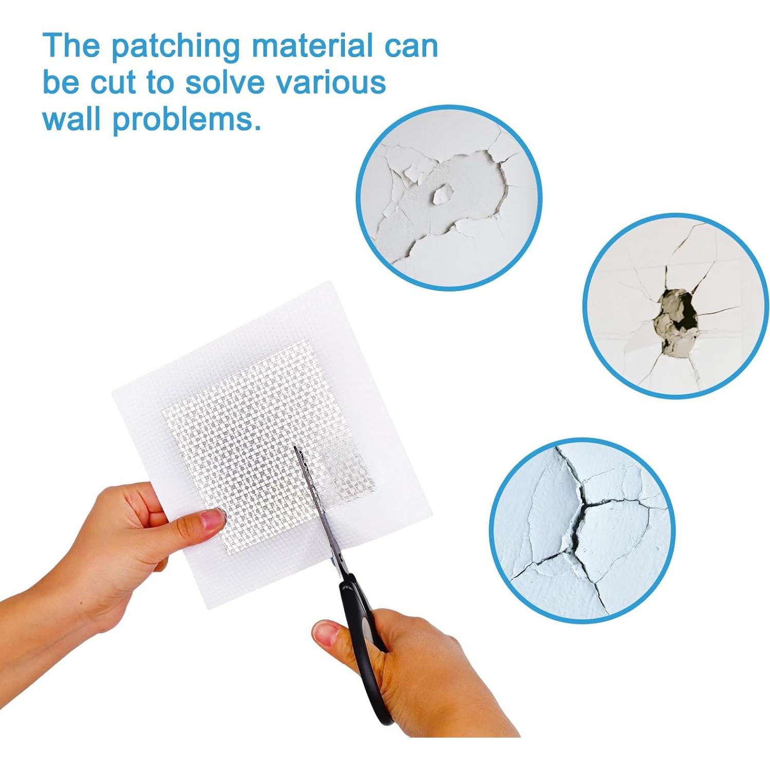 Kit de Parcheo de Dry Wall HSDNDUR 10 Piezas Autoadhesivo