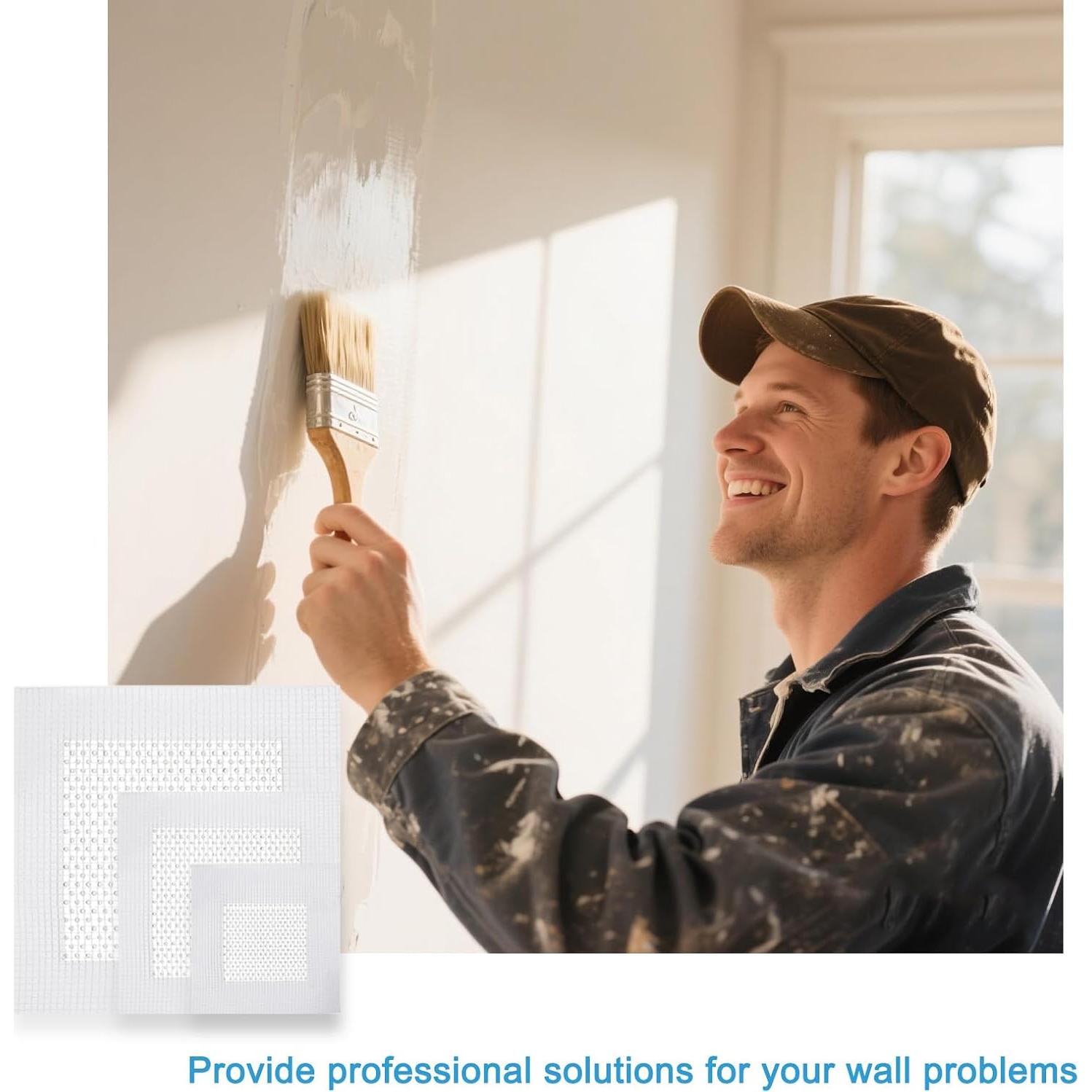 Kit de Parcheo de Dry Wall HSDNDUR 10 Piezas Autoadhesivo