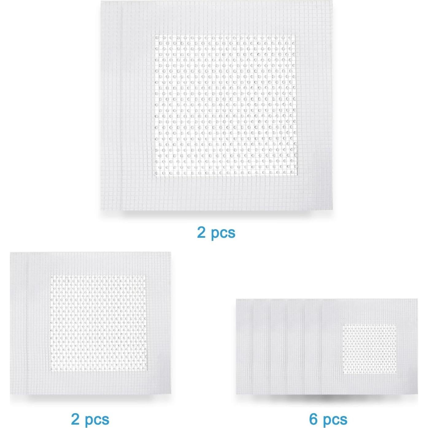 Kit de Parcheo de Dry Wall HSDNDUR 10 Piezas Autoadhesivo
